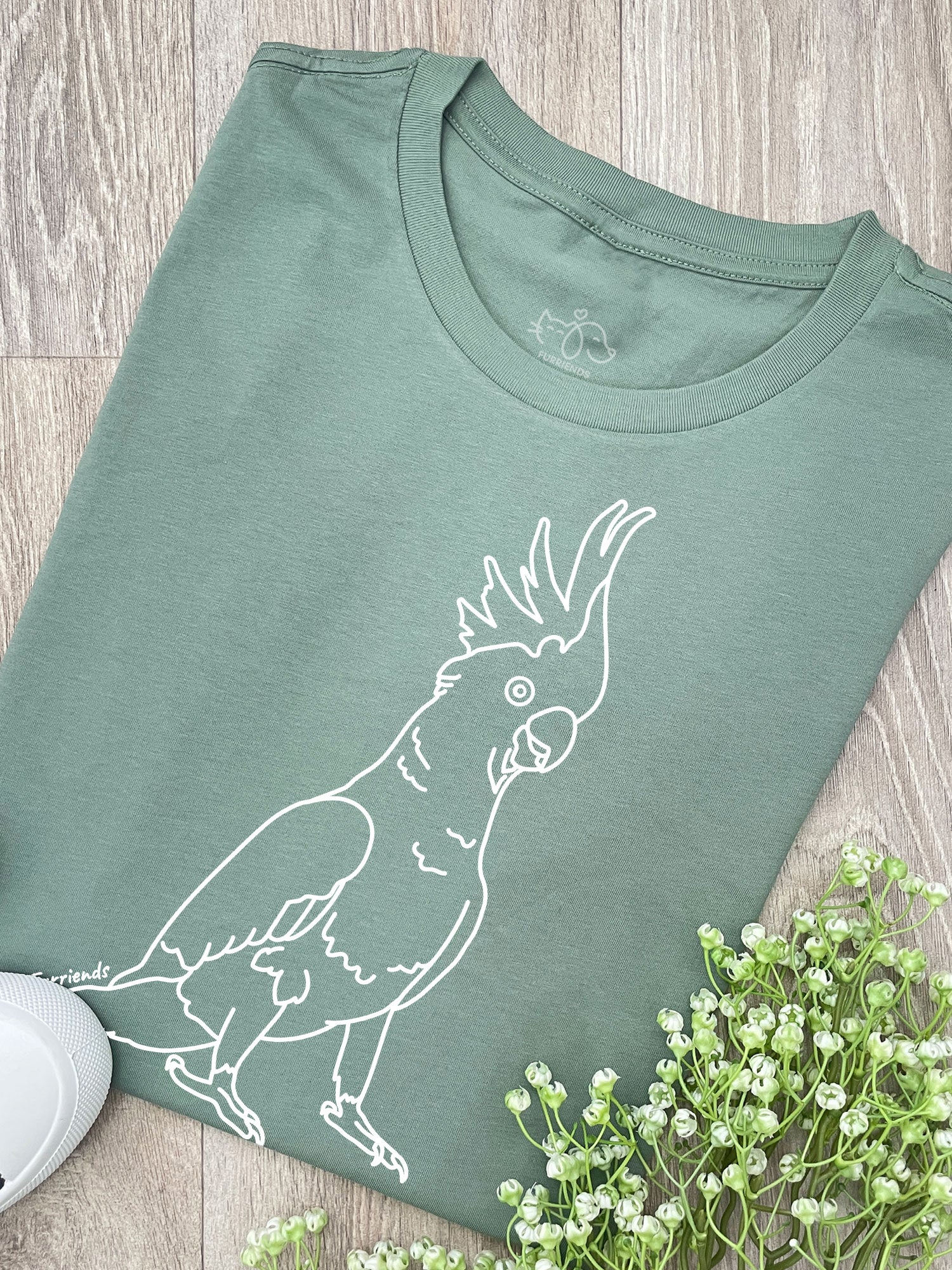 Sulphur-Crested Cockatoo Ava Women's Regular Fit Tee - Image 5