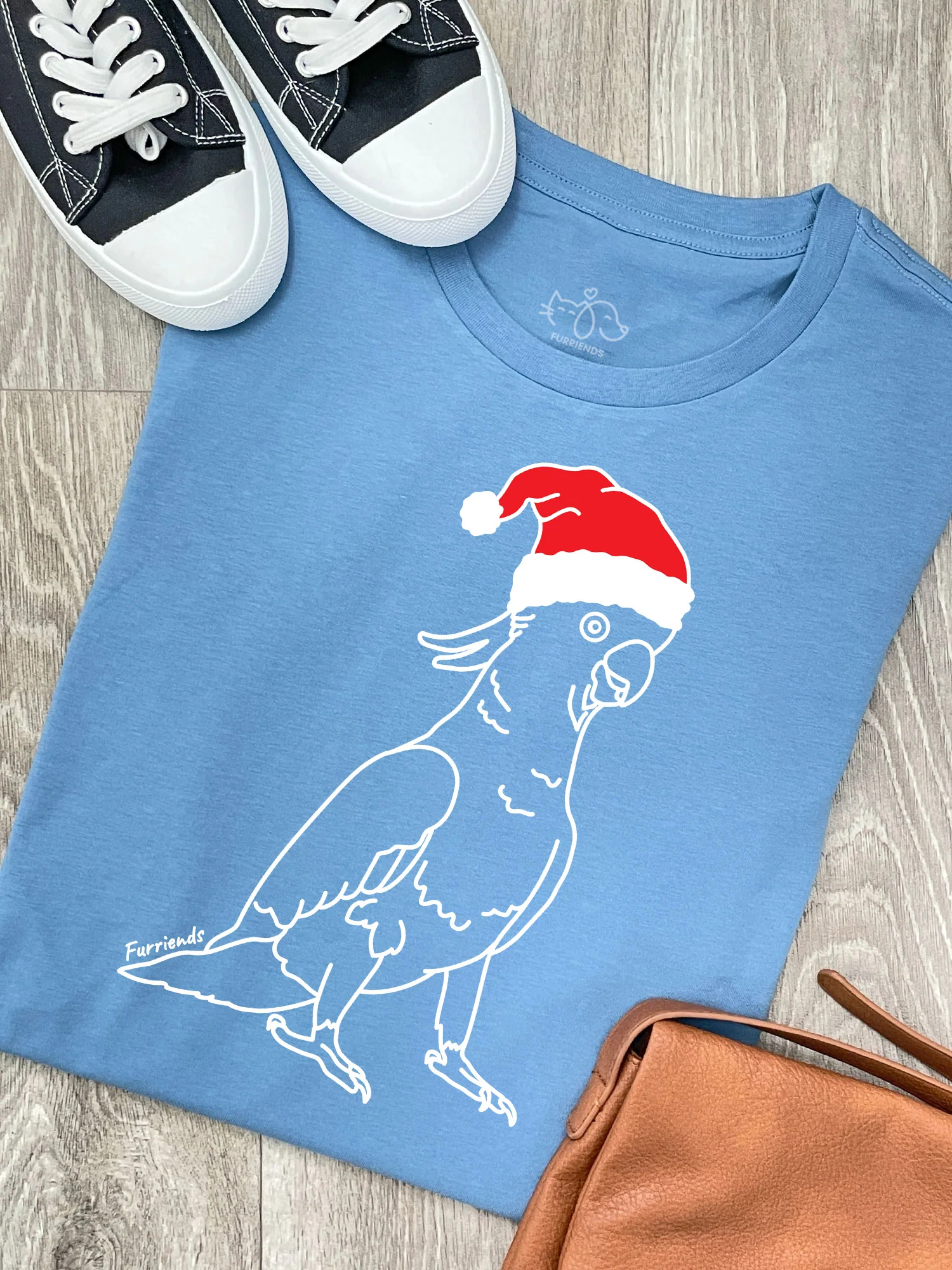 Sulphur-Crested Cockatoo Christmas Edition Ava Women's Regular Fit Tee - Image 7