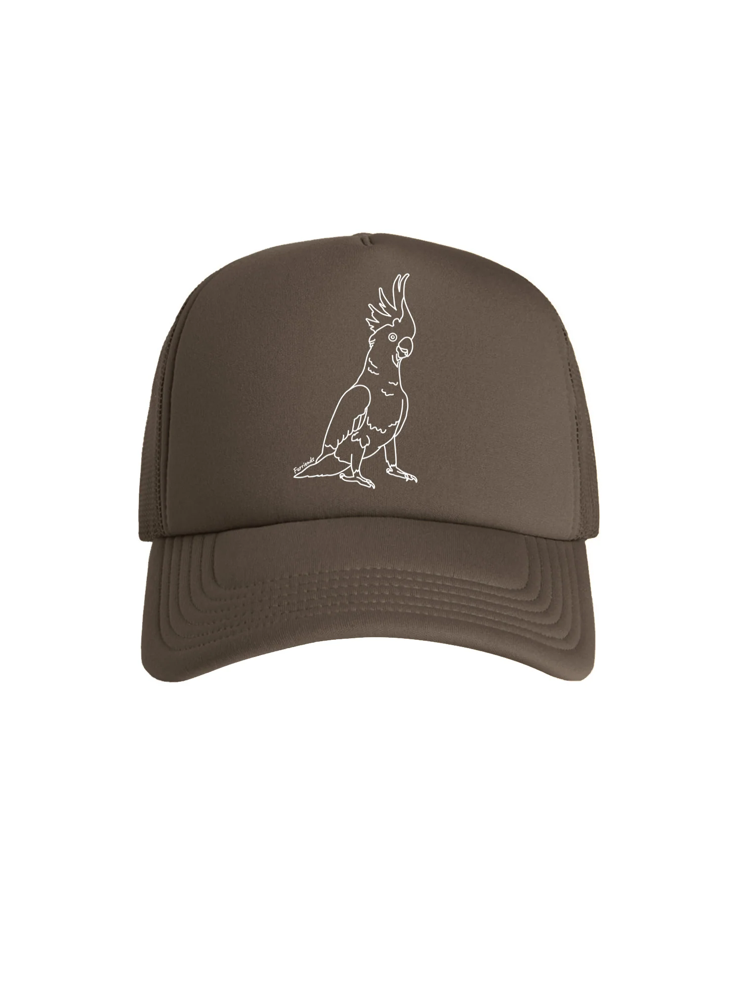 Sulphur-Crested Cockatoo Foam Trucker Cap - Image 8