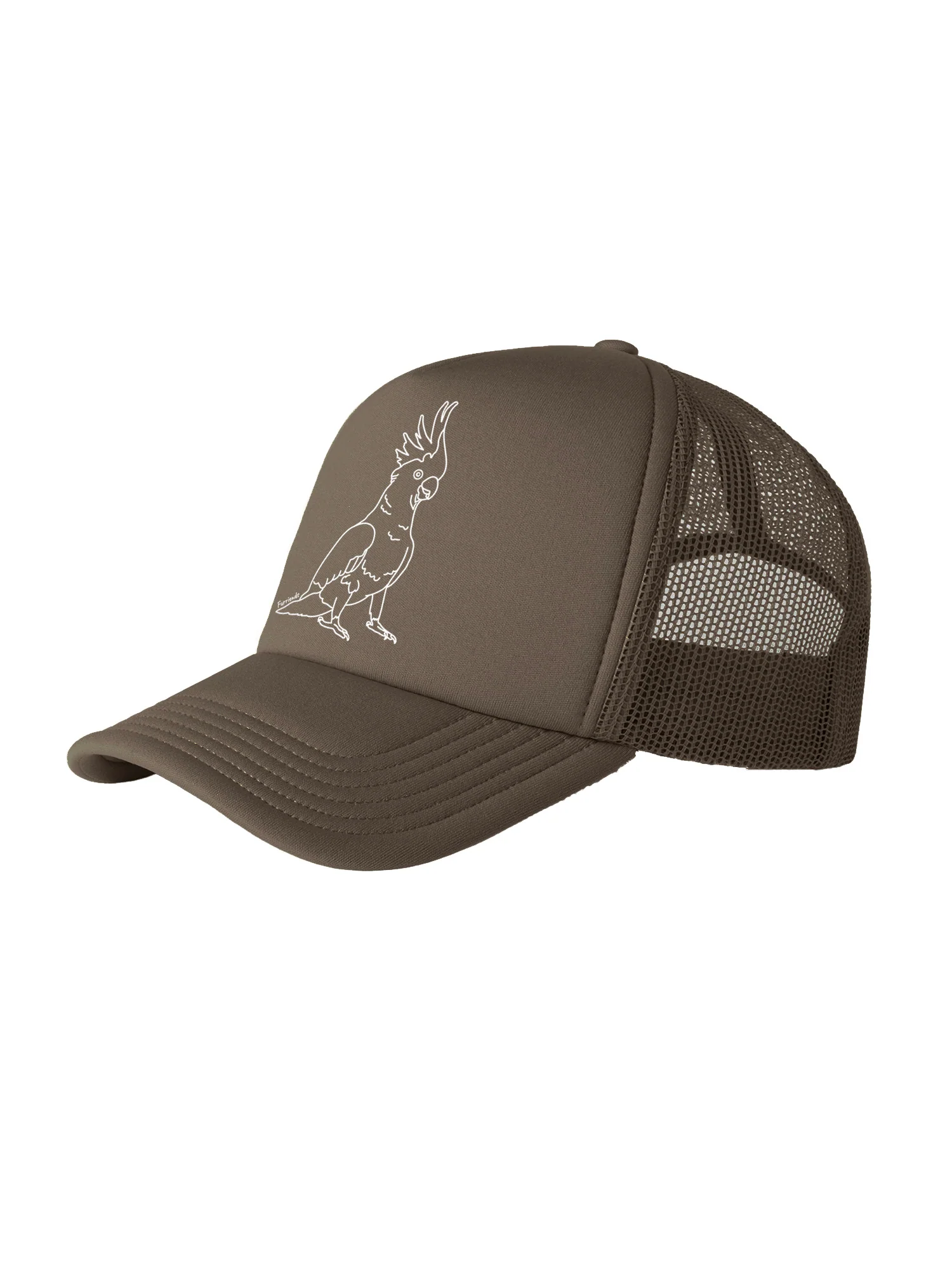 Sulphur-Crested Cockatoo Foam Trucker Cap - Image 9