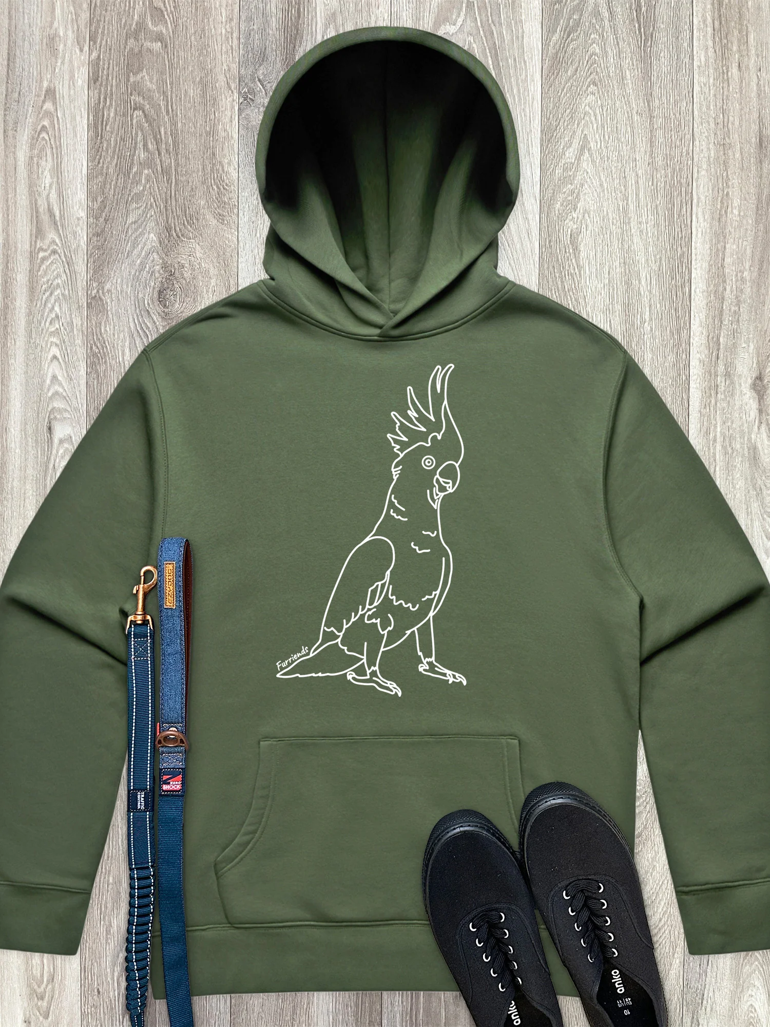 Sulphur-Crested Cockatoo Men's Comfort Hood - Image 3
