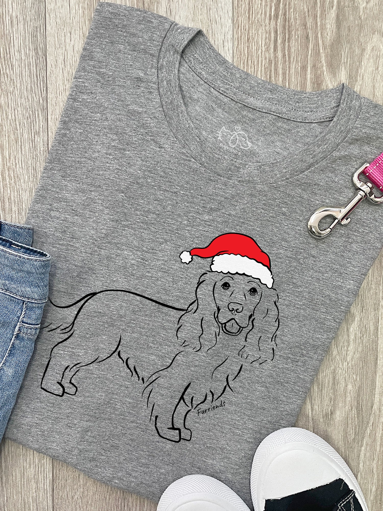Cocker Spaniel Christmas Edition Ava Women's Regular Fit Tee - Image 7