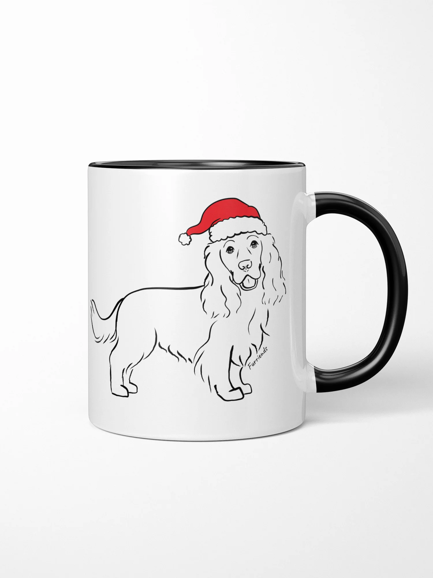 Cocker Spaniel Christmas Edition Ceramic Mug - Image 4