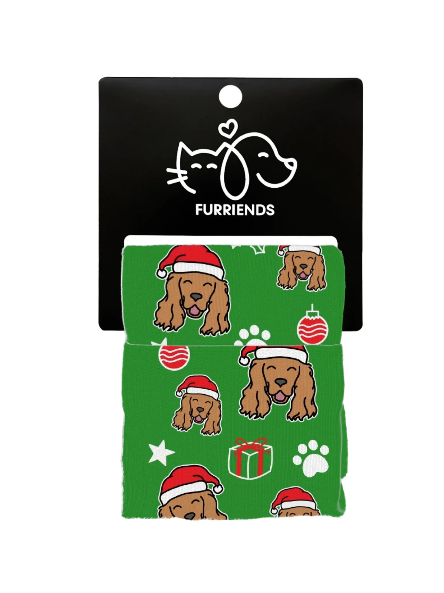 Cocker Spaniel ColourPop Christmas Edition Customisable Socks - Image 4