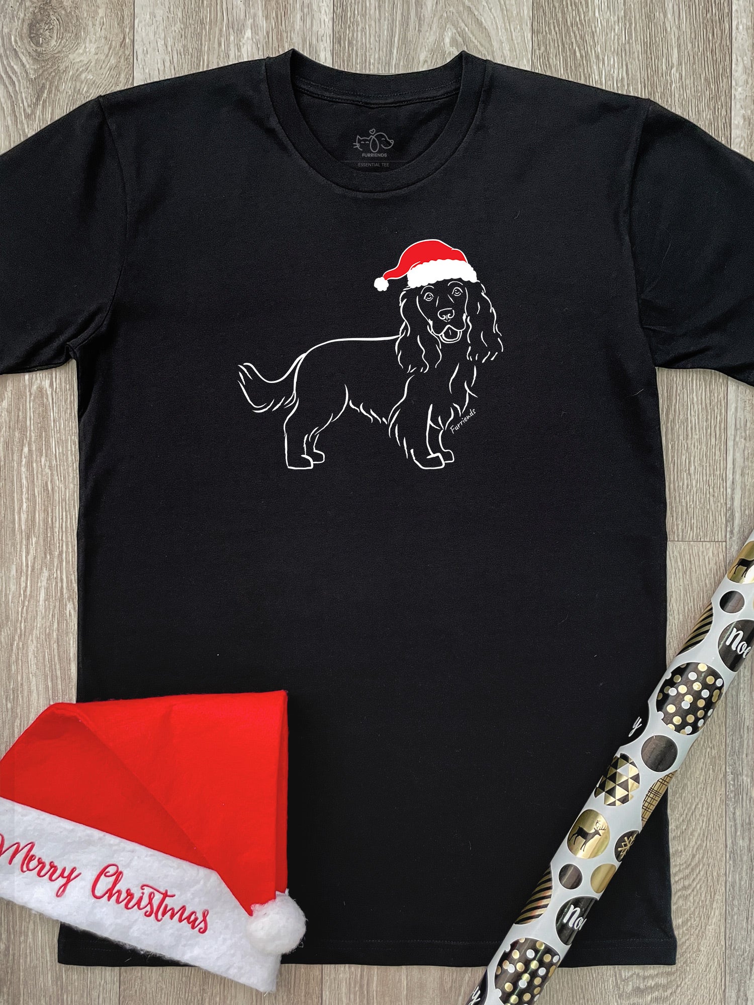 Cocker Spaniel Christmas Edition Essential Unisex Tee - Image 2