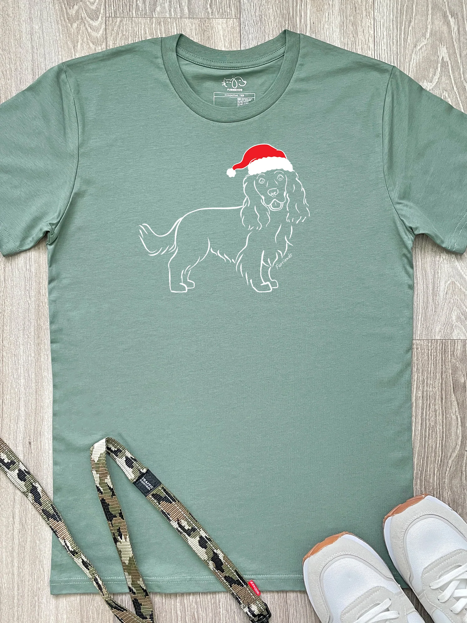 Cocker Spaniel Christmas Edition Essential Unisex Tee - Image 4