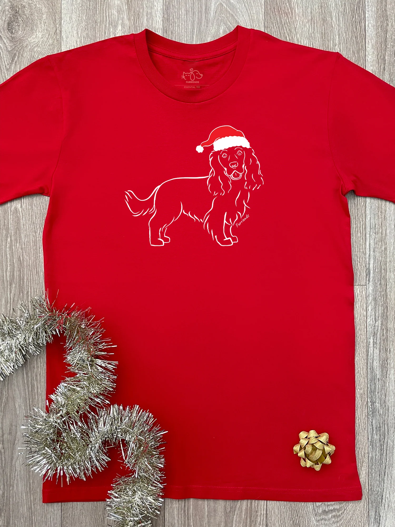 Cocker Spaniel Christmas Edition Essential Unisex Tee - Image 6