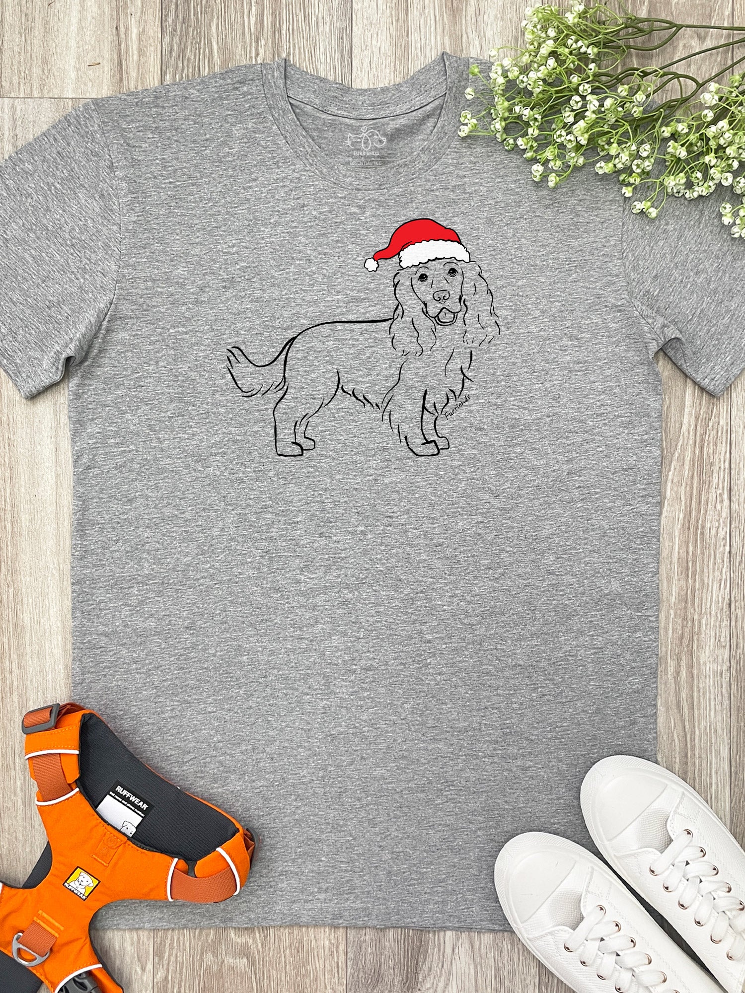 Cocker Spaniel Christmas Edition Essential Unisex Tee - Image 7