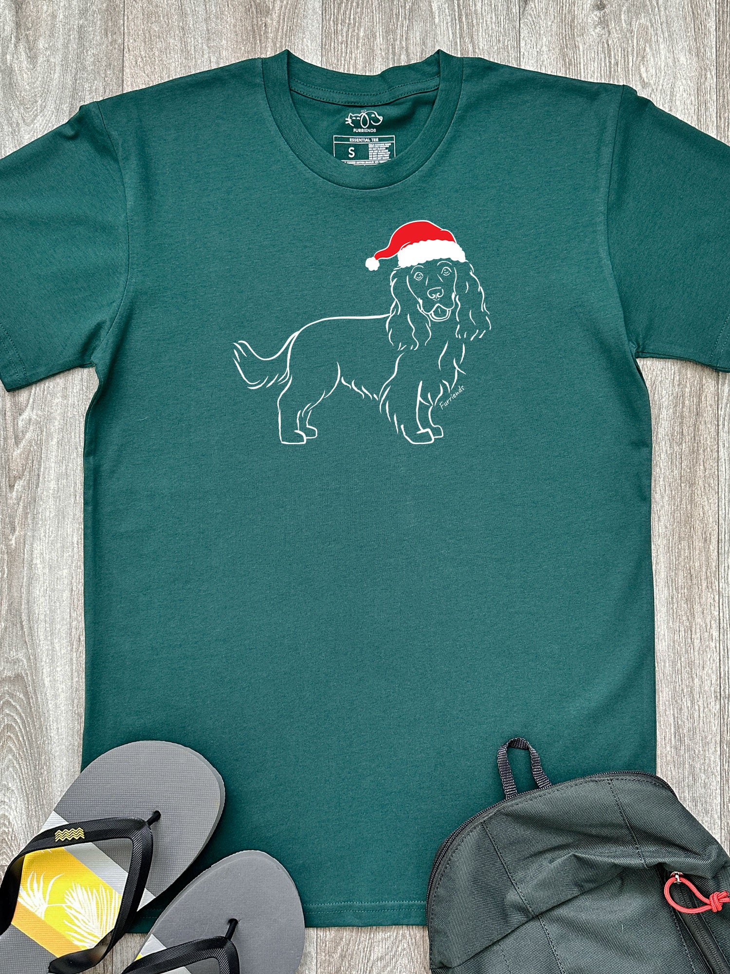 Cocker Spaniel Christmas Edition Essential Unisex Tee - Image 8