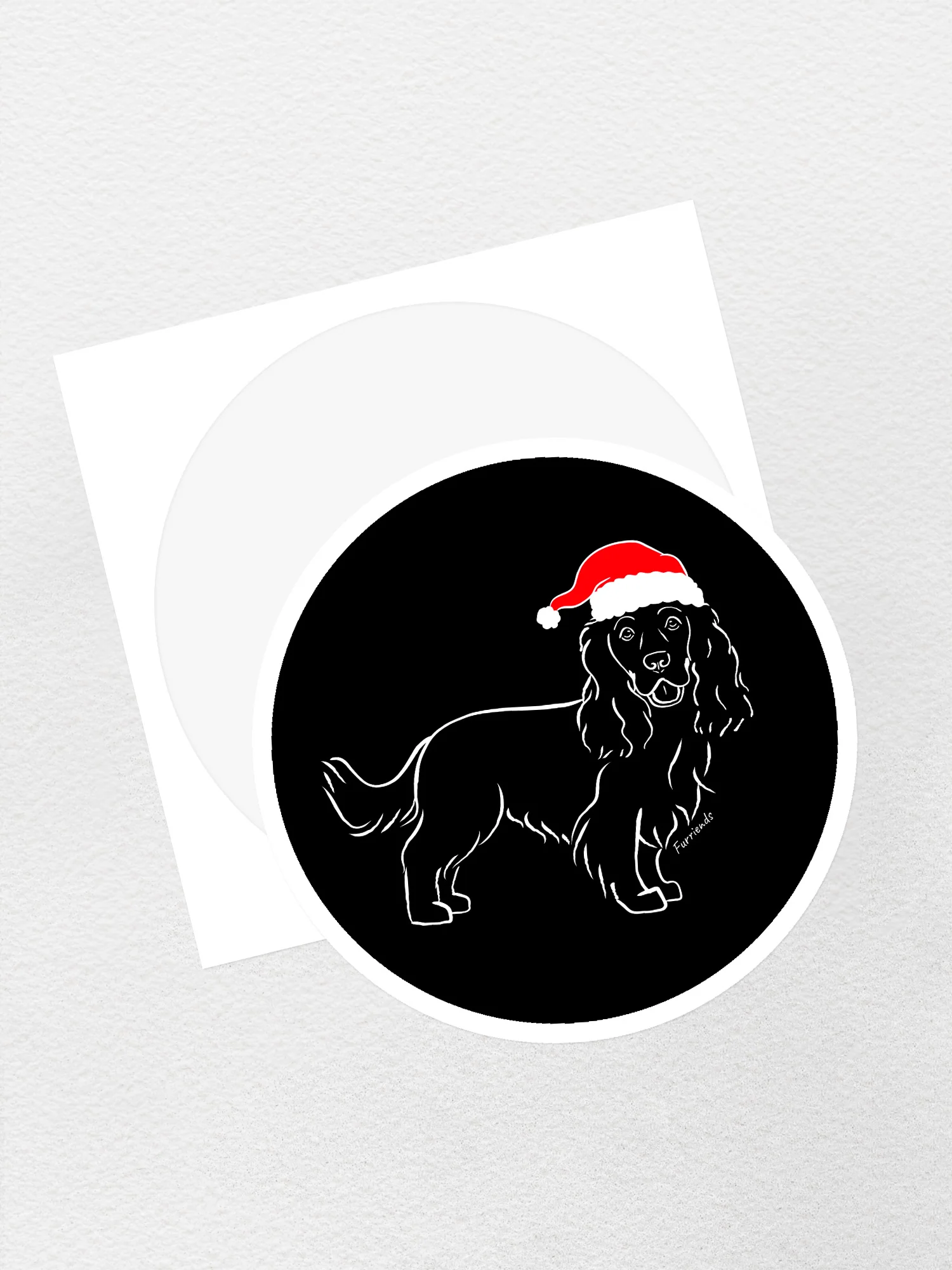 Cocker Spaniel Christmas Edition Sticker - Image 2