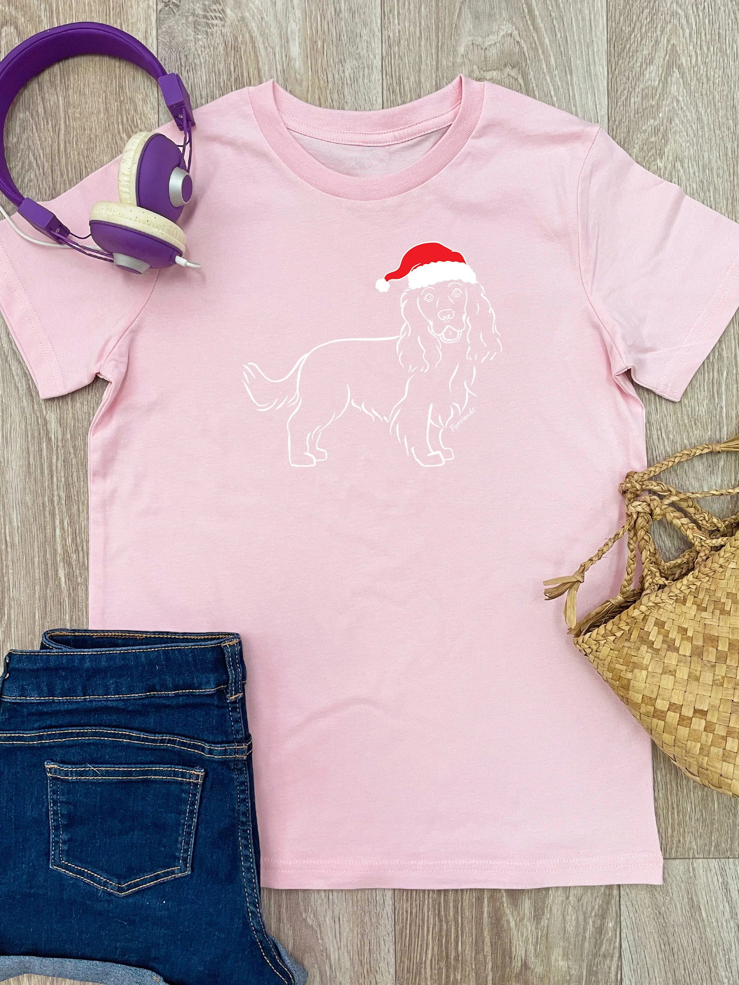 Cocker Spaniel Christmas Edition Youth Tee - Image 3