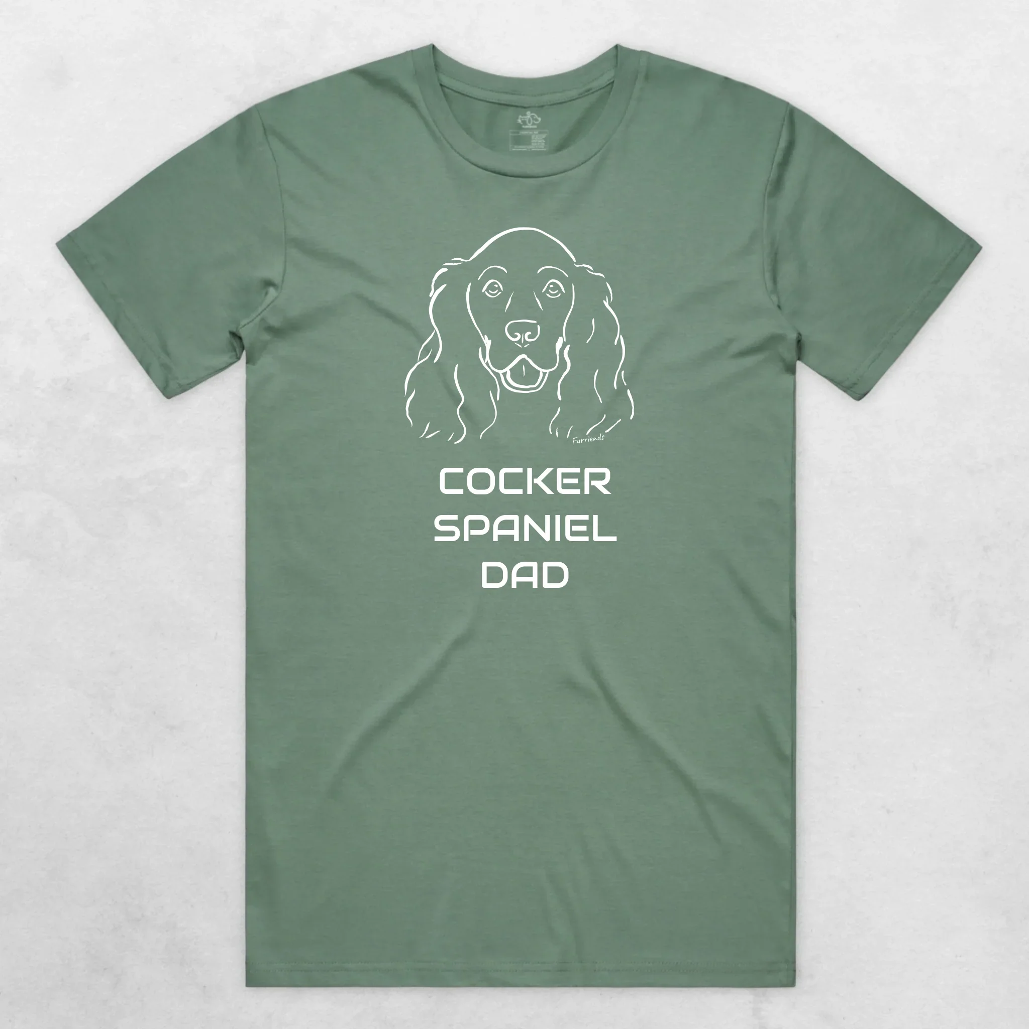 Cocker Spaniel Dad Regular Fit-T-Shirt - Image 6