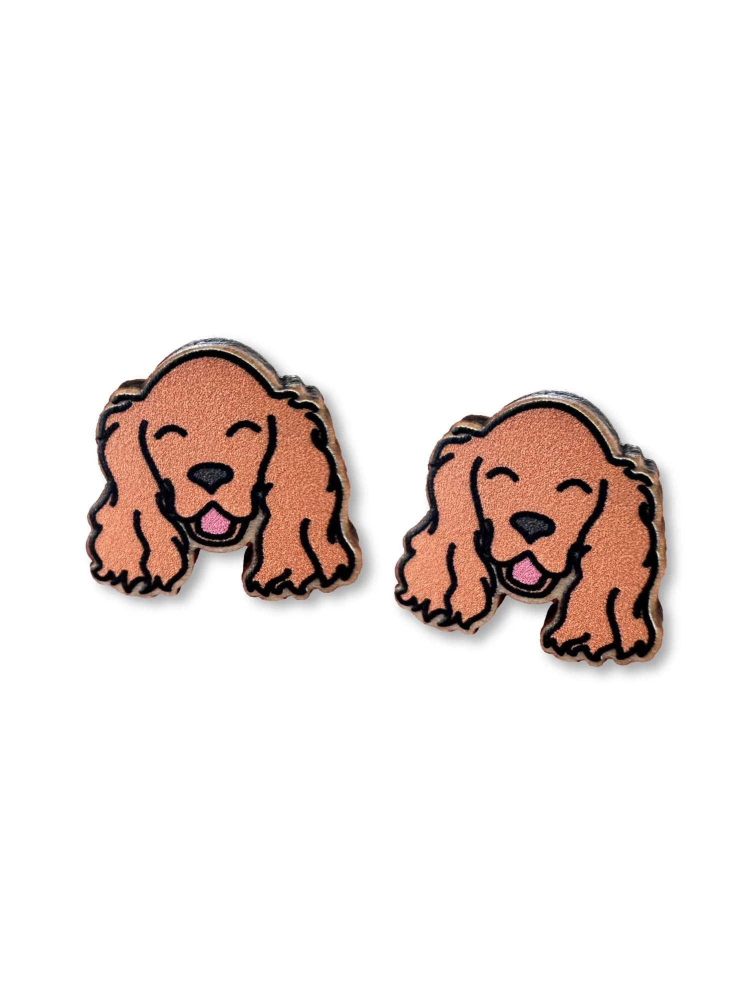 Cocker Spaniel ColourPop Stud Earrings - Image 3