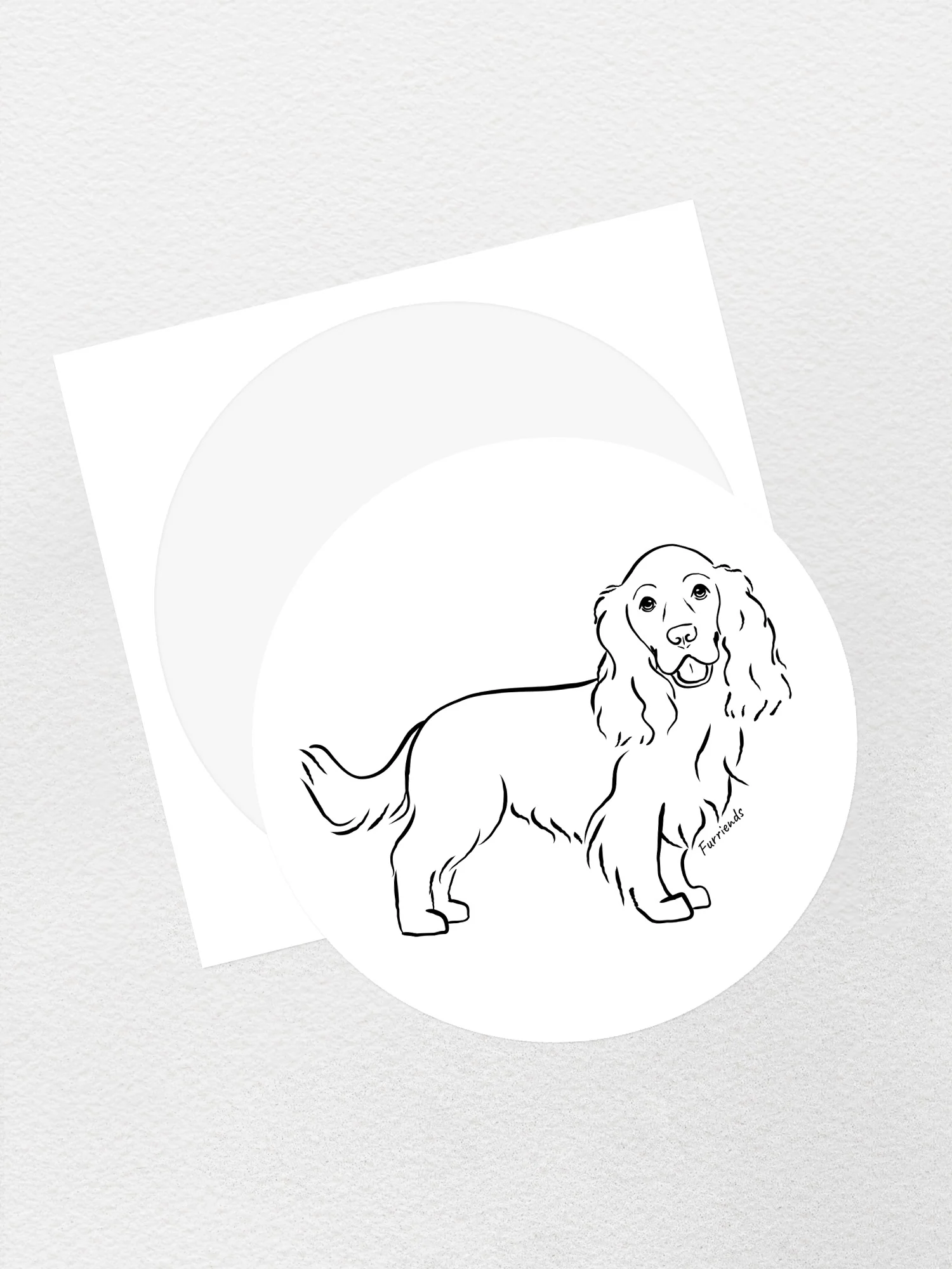 Cocker Spaniel Sticker - Image 4