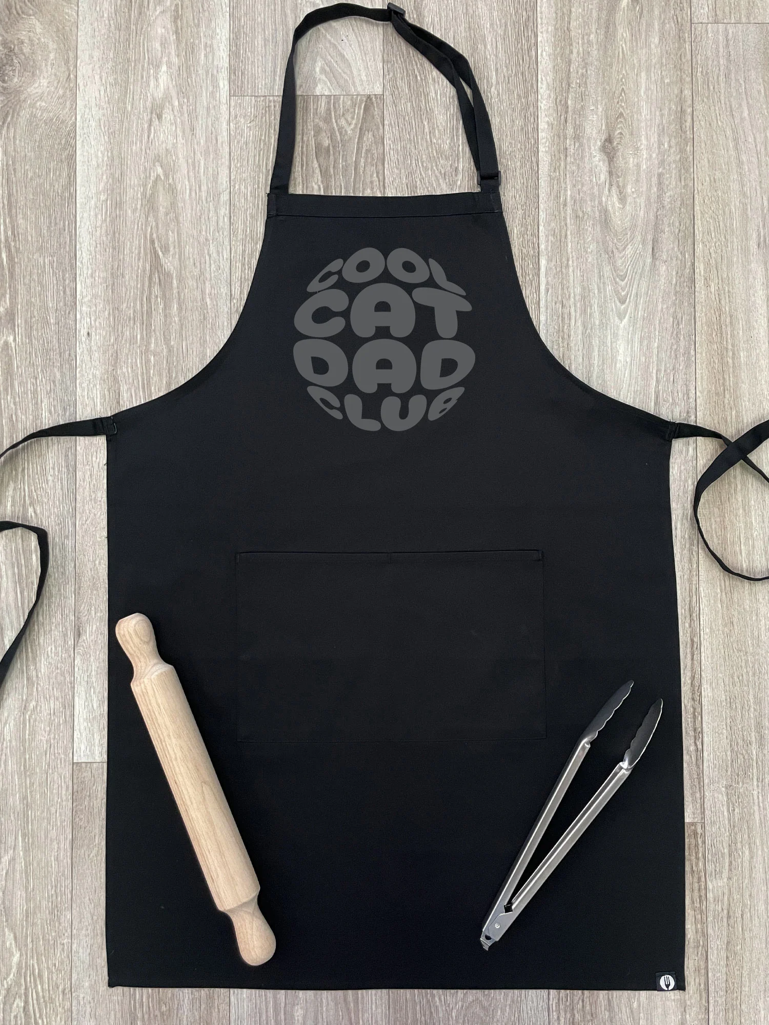 Cool Cat Dad Club Orb Bib Apron