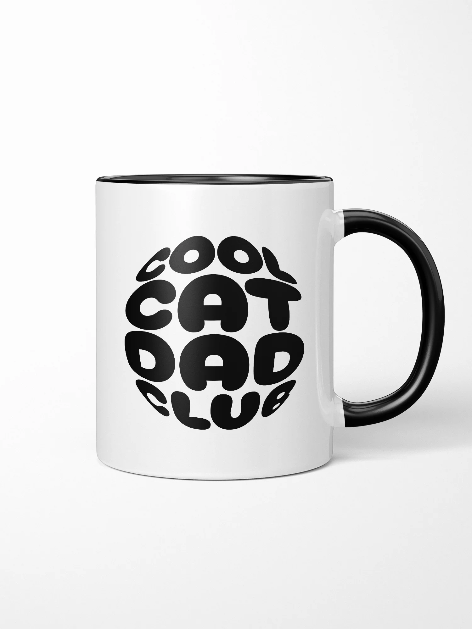 Cool Cat Dad Club Orb Ceramic Mug