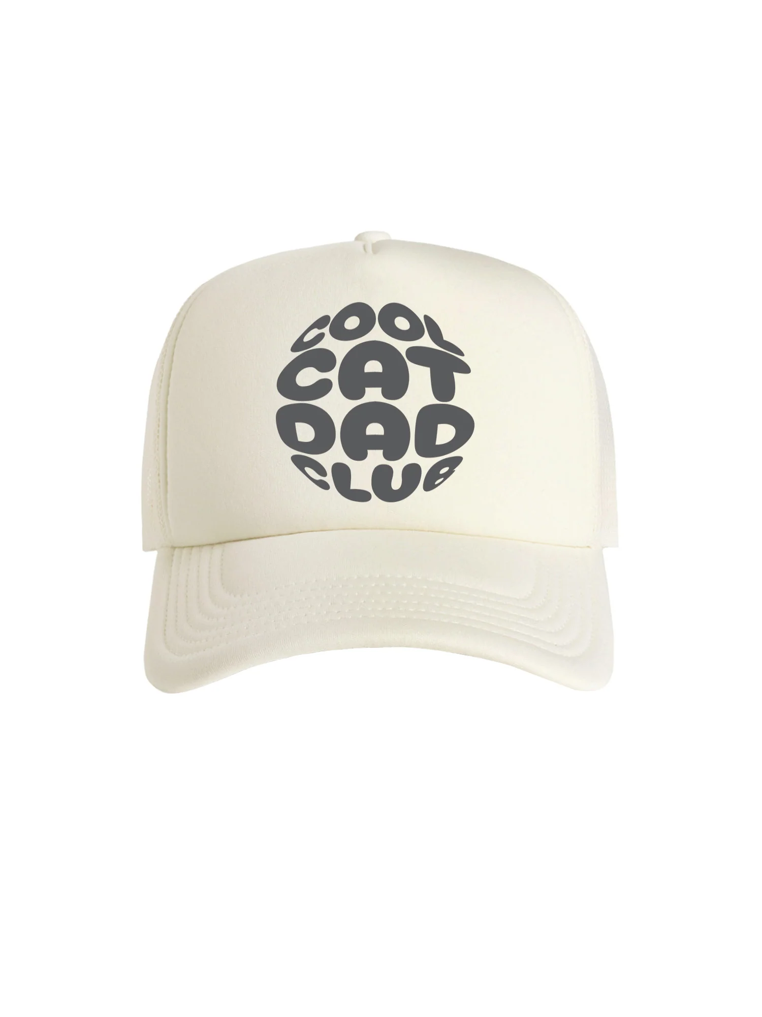Cool Cat Dad Club Orb Foam Trucker Cap