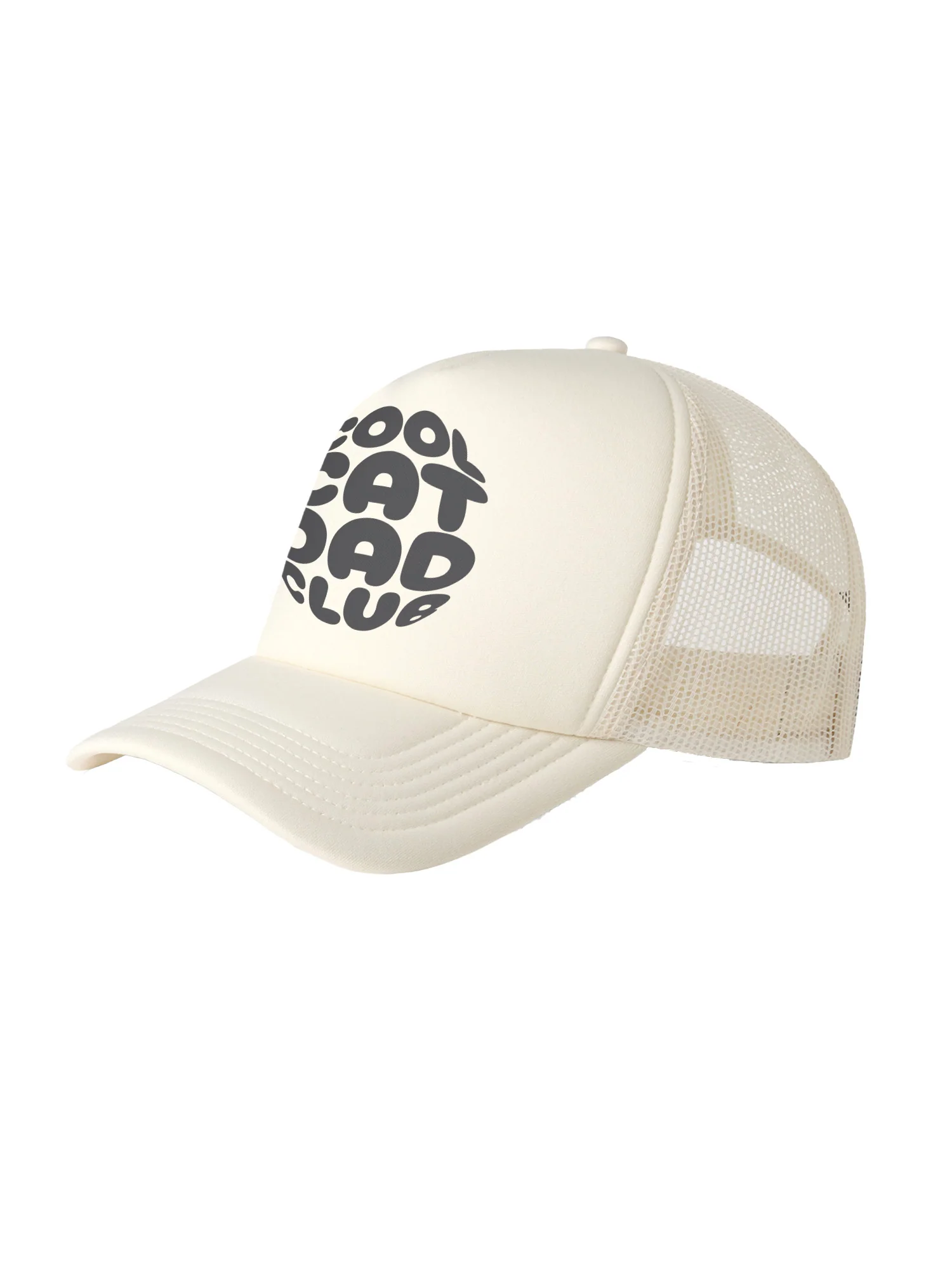 Cool Cat Dad Club Orb Foam Trucker Cap - Image 6