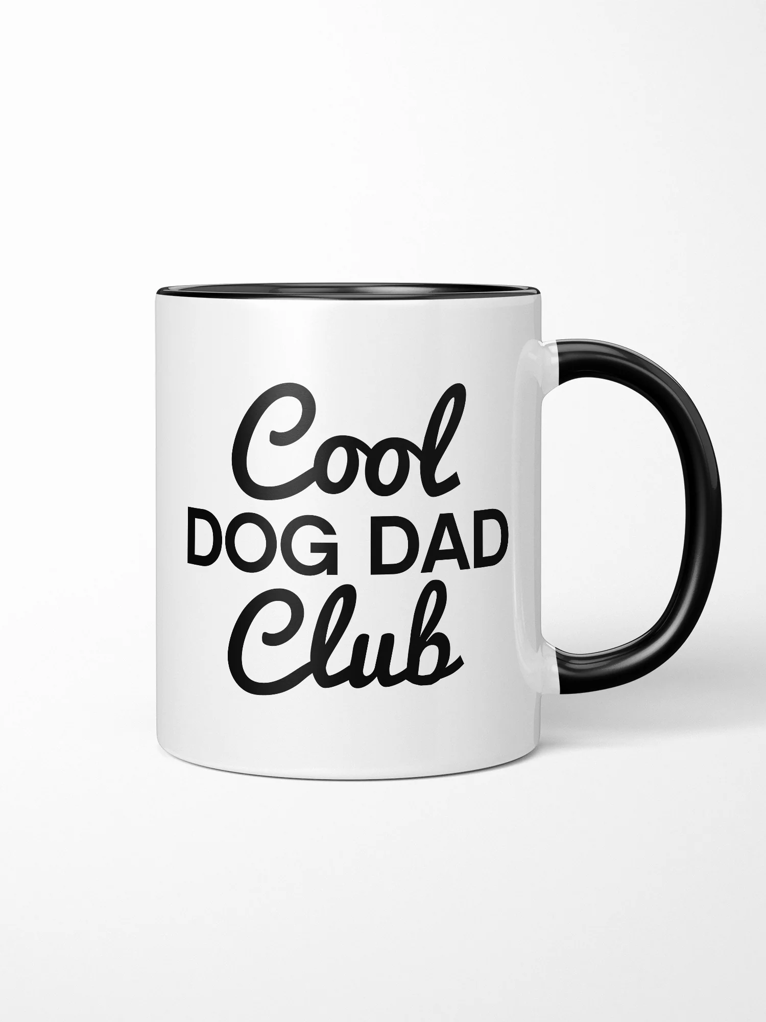 Cool Dog Dad Club Signature Script Ceramic Mug