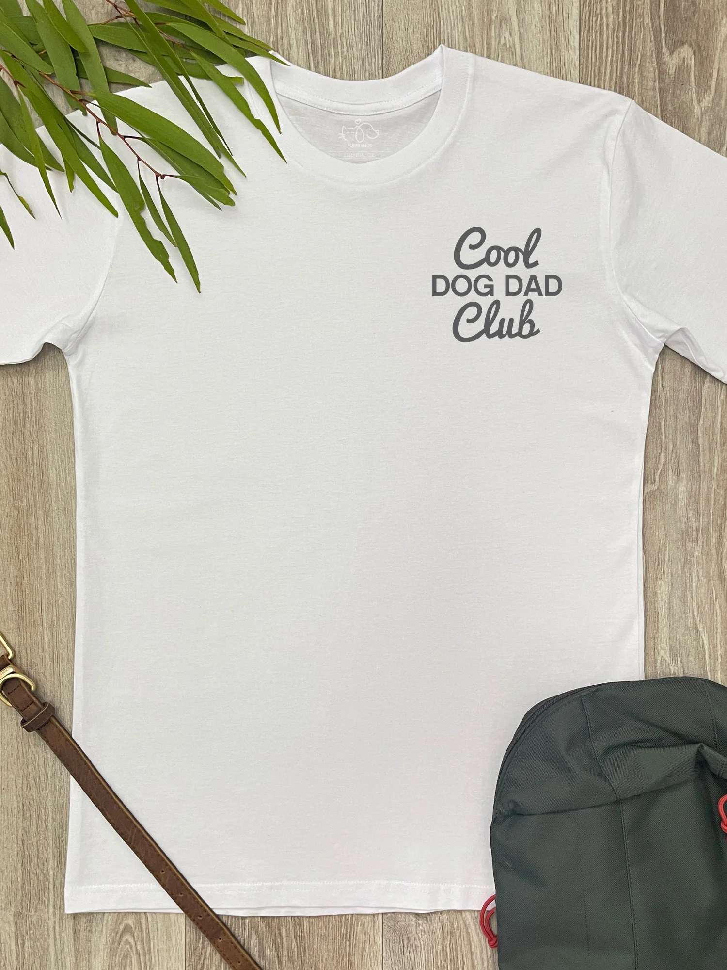 Cool Dog Dad Club Signature Script Essential Tee - Image 4