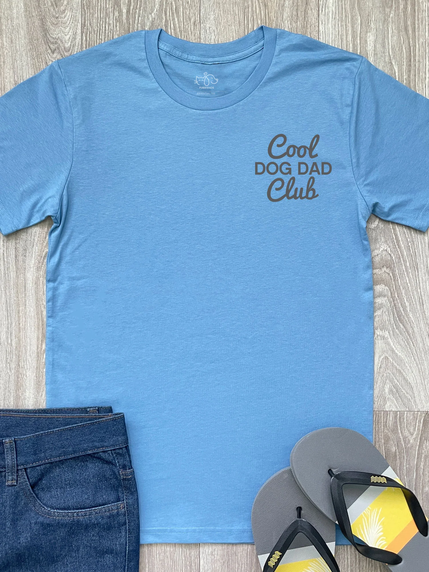 Cool Dog Dad Club Signature Script Essential Tee - Image 6