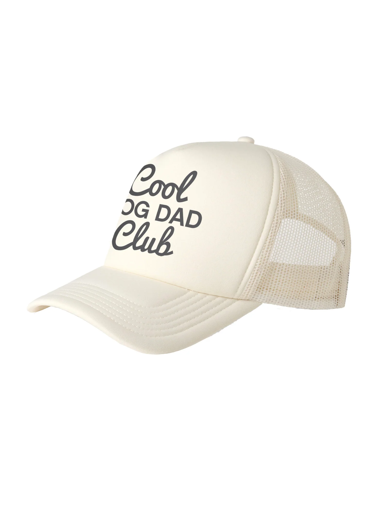 Cool Dog Dad Club Signature Script Foam Trucker Cap - Image 6