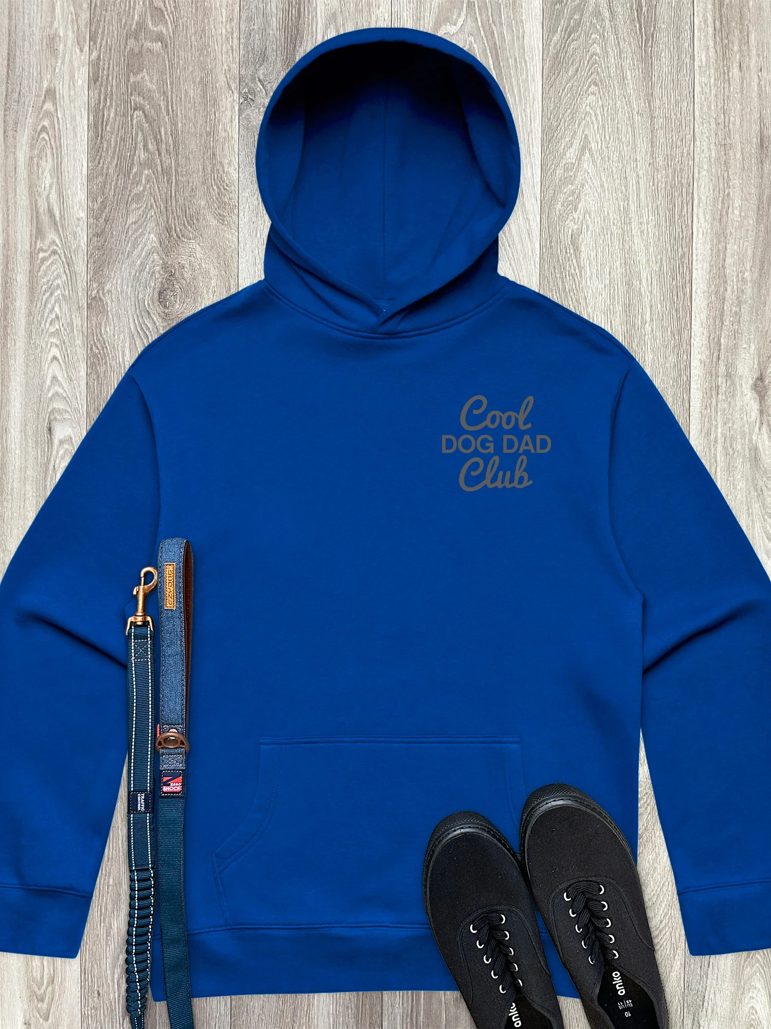 Cool Dog Dad Club Signature Script Men's Comfort Hood - Image 2