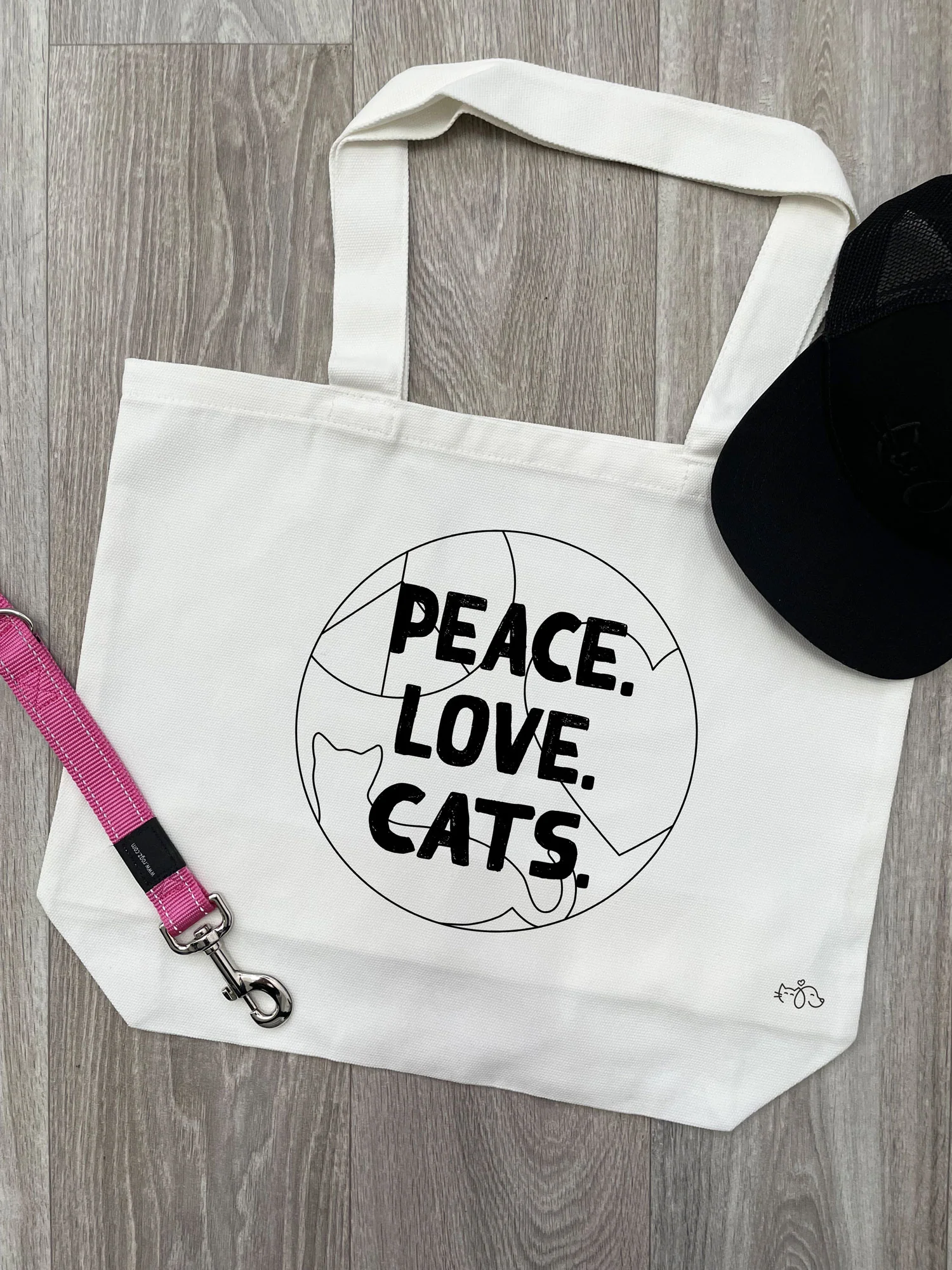 Peace. Love. Cats. Stella Tote Bag