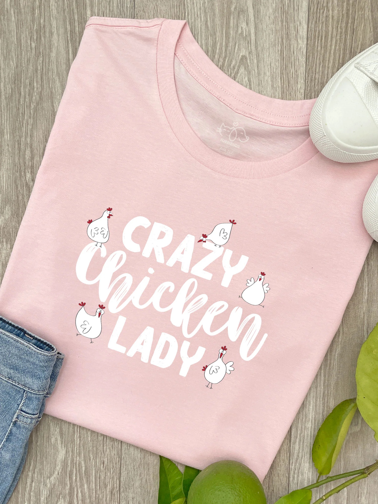 Crazy Chicken Lady Ava Women's Regular Fit Tee - Image 3