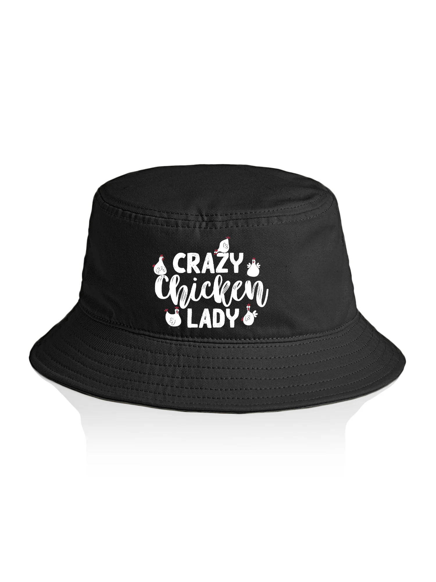 Crazy Chicken Lady Bucket Hat - Image 2
