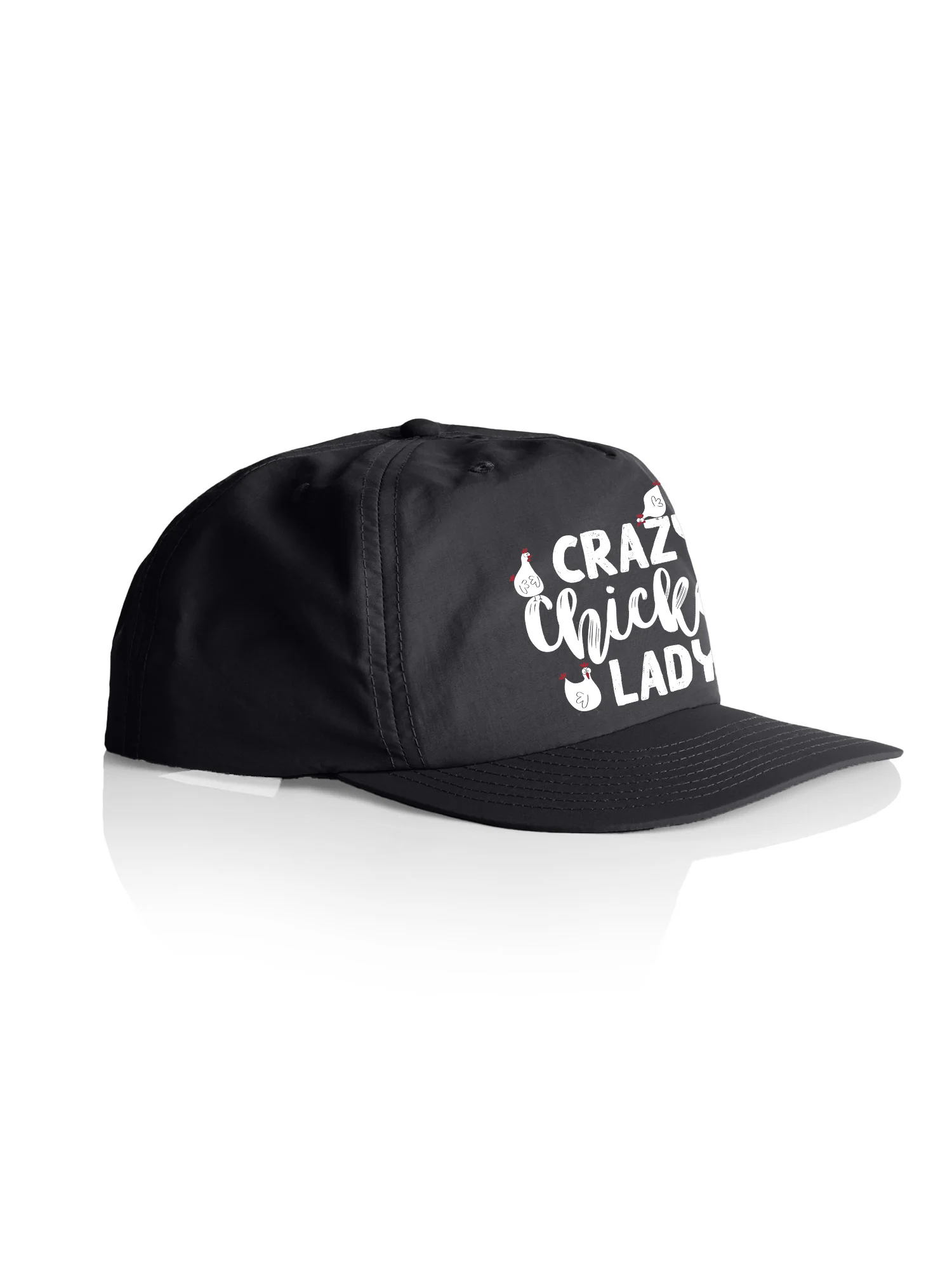 Crazy Chicken Lady Quick-Dry Cap - Image 10
