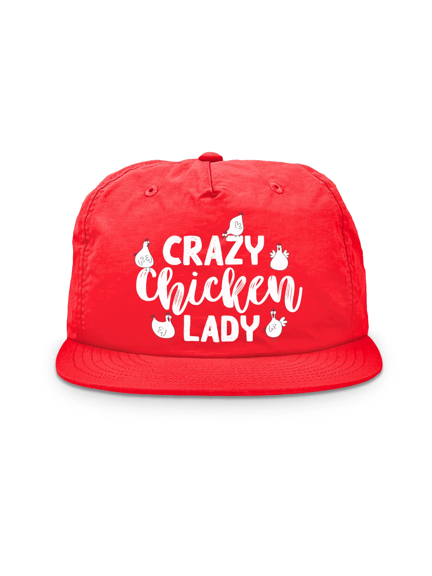 Crazy Chicken Lady Quick-Dry Cap - Image 4