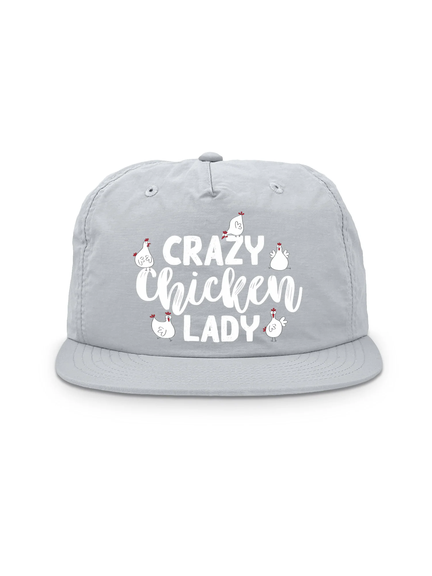 Crazy Chicken Lady Quick-Dry Cap - Image 6