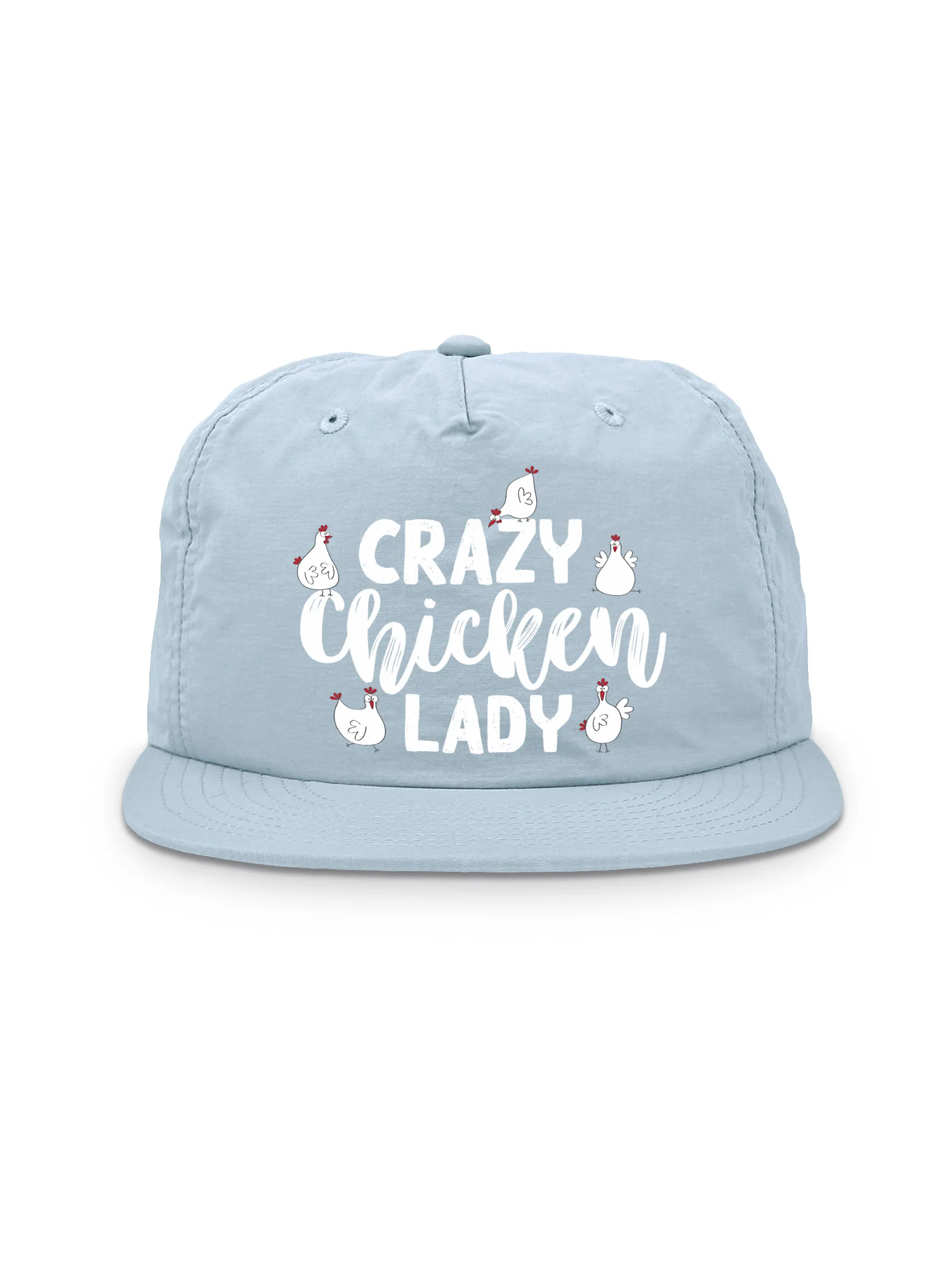 Crazy Chicken Lady Quick-Dry Cap - Image 7