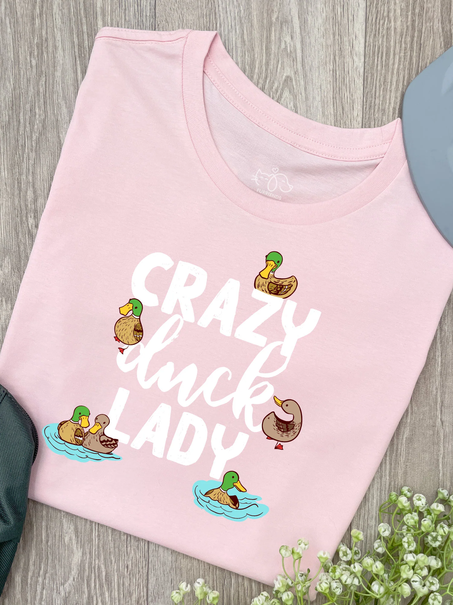Crazy Duck Lady Ava Women's Regular Fit Tee - Image 4