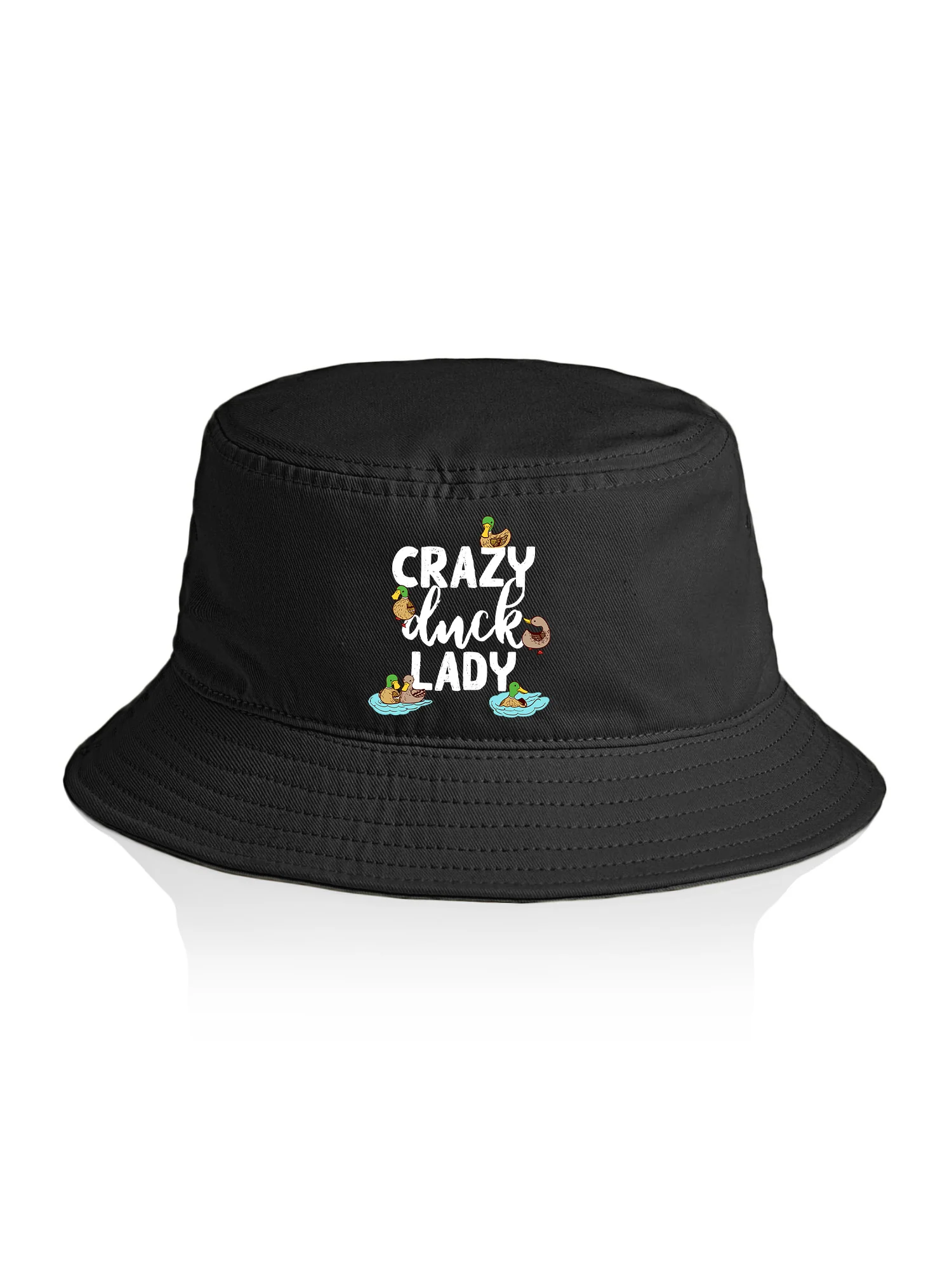 Crazy Duck Lady Bucket Hat - Image 3
