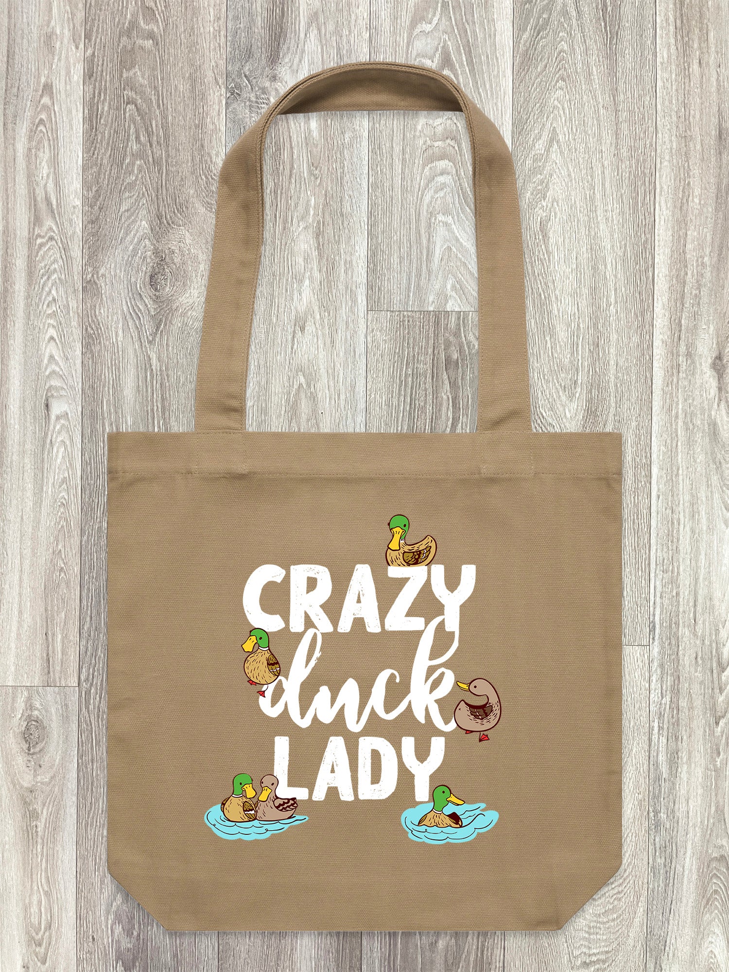 Crazy Duck Lady Edith Tote Bag - Image 6