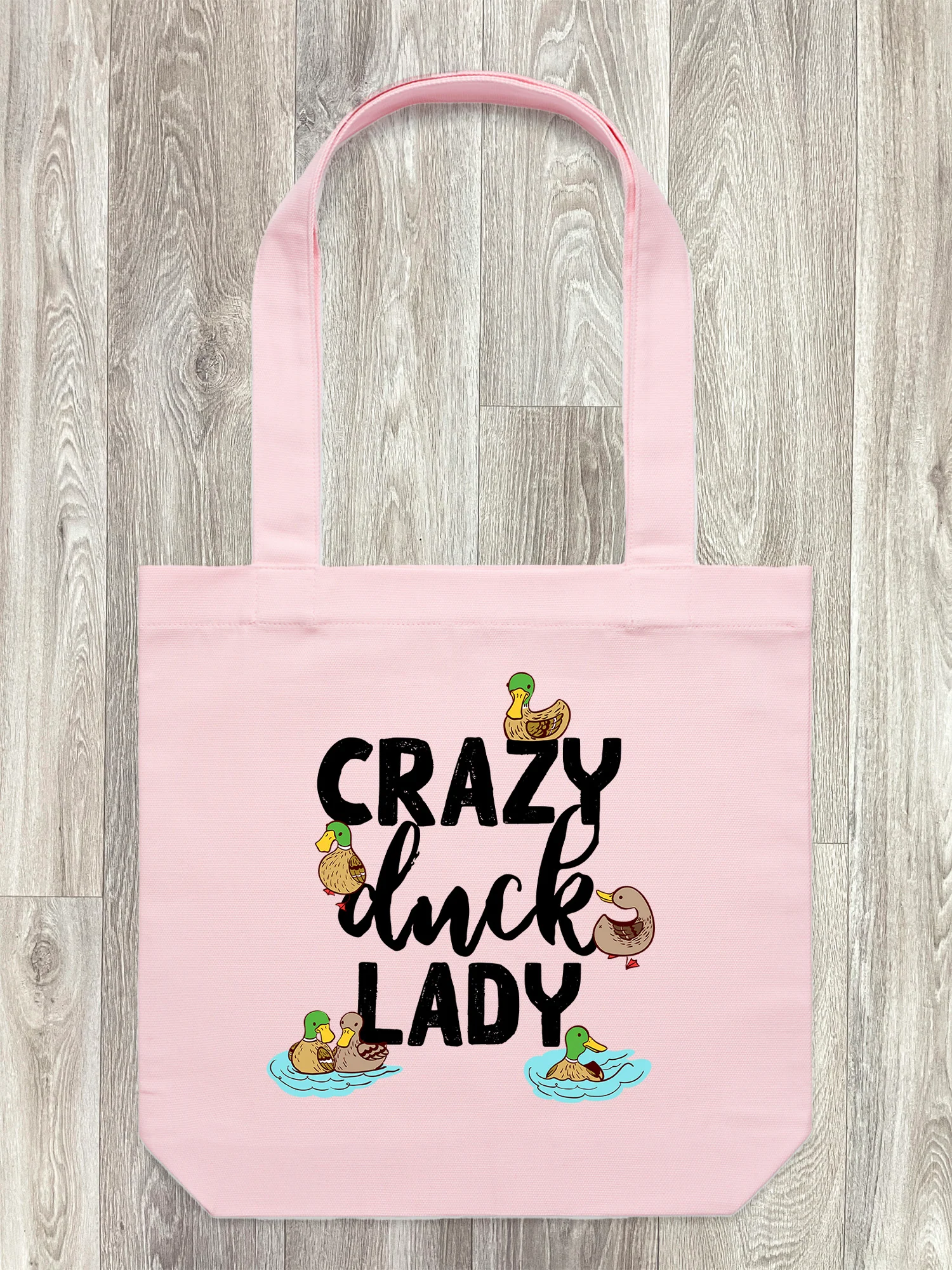 Crazy Duck Lady Edith Tote Bag - Image 9