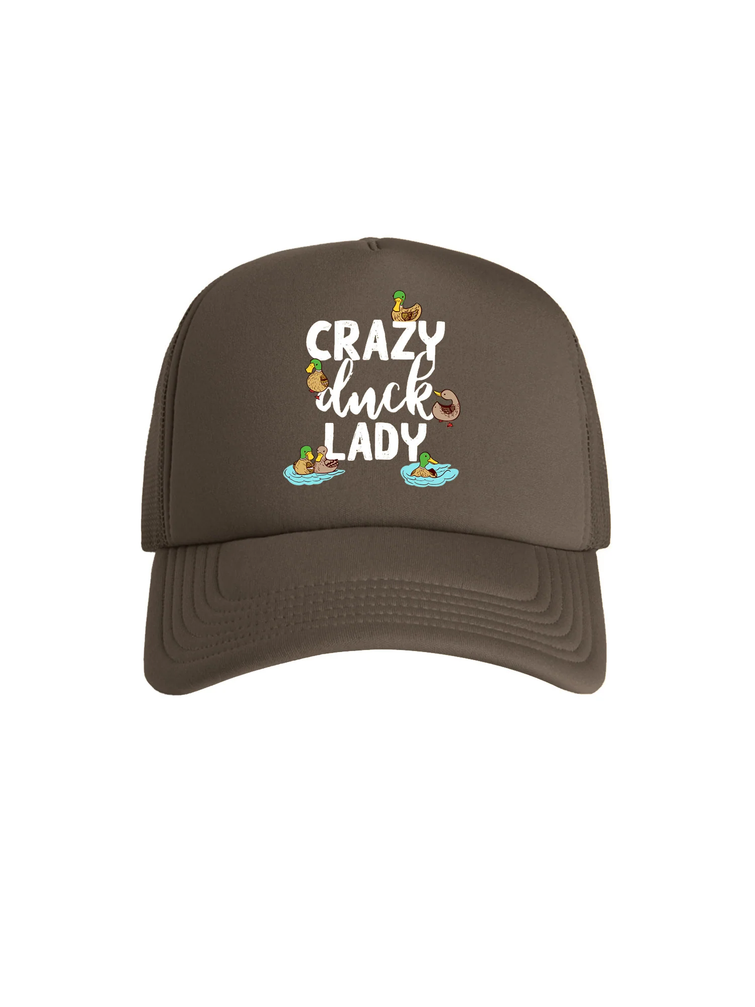 Crazy Duck Lady Foam Trucker Cap - Image 12