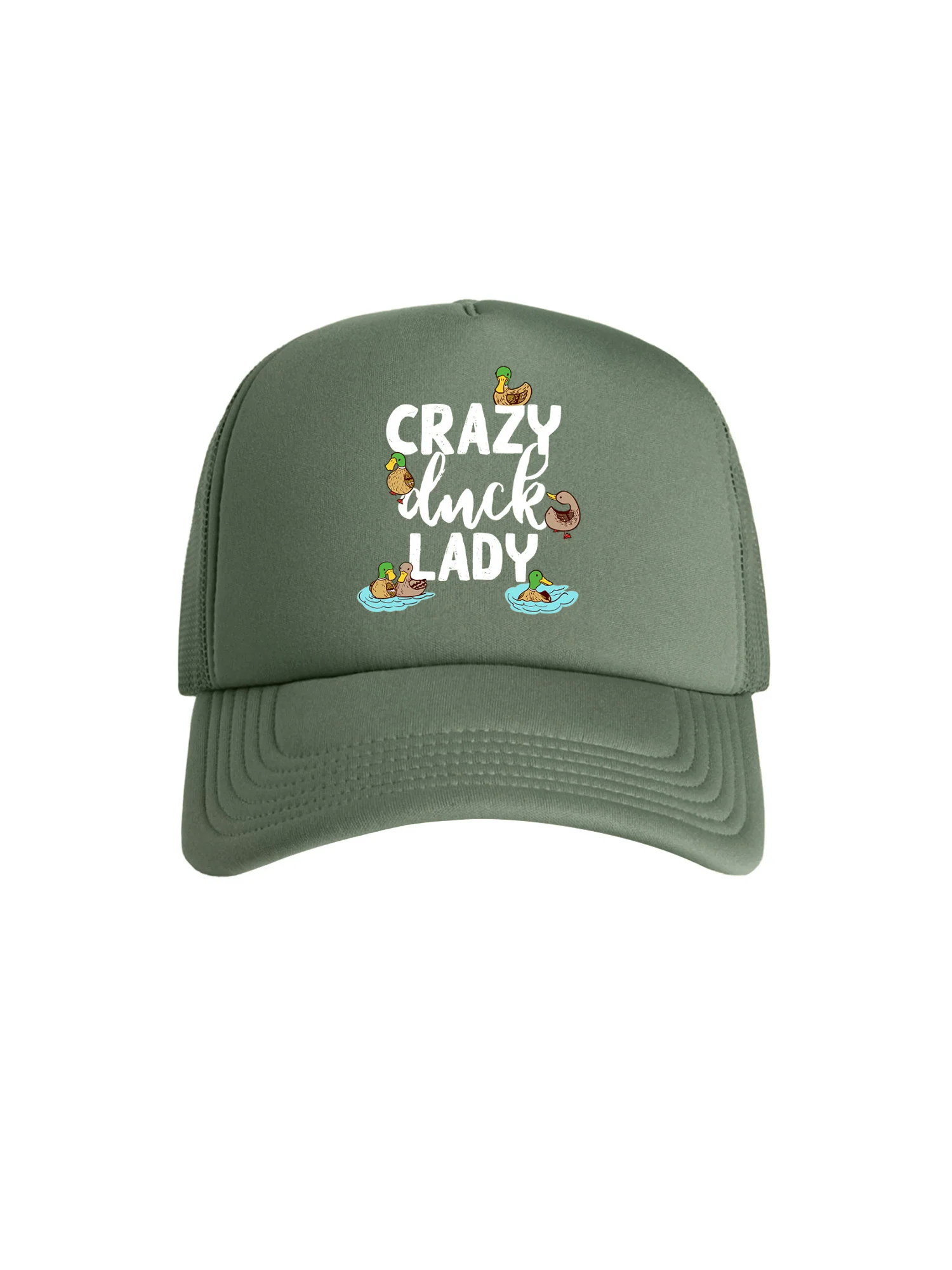Crazy Duck Lady Foam Trucker Cap - Image 16