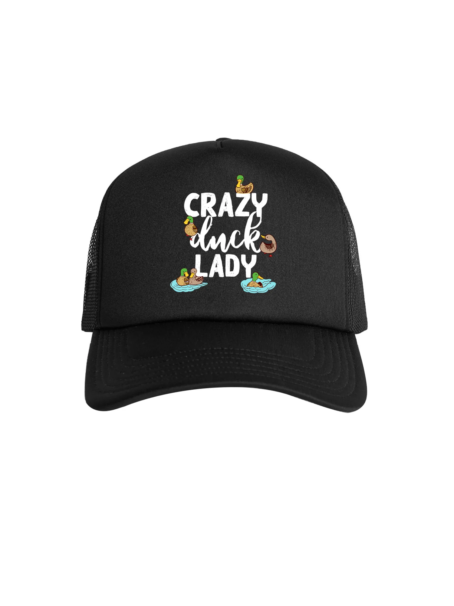 Crazy Duck Lady Foam Trucker Cap - Image 3