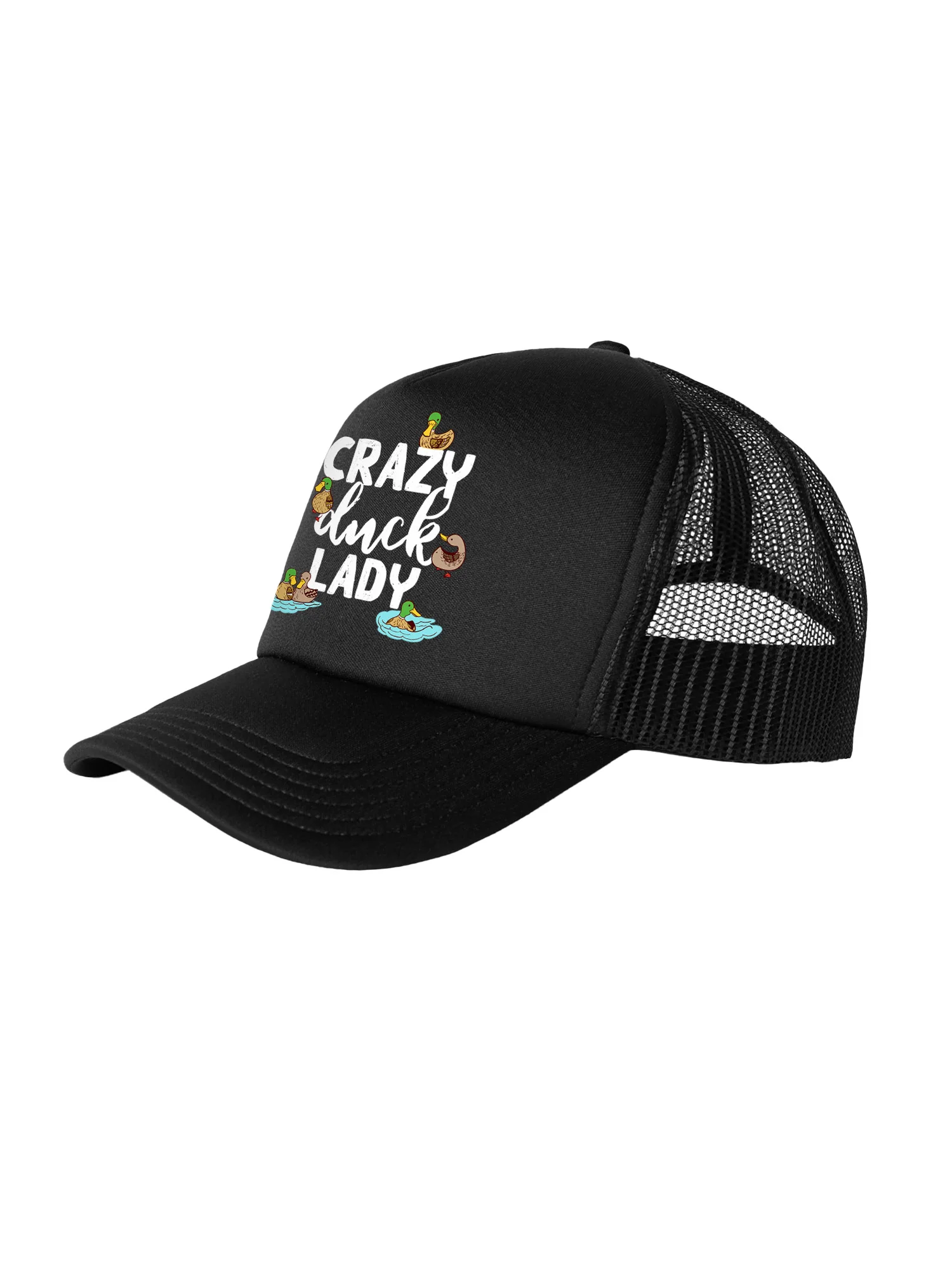 Crazy Duck Lady Foam Trucker Cap - Image 4