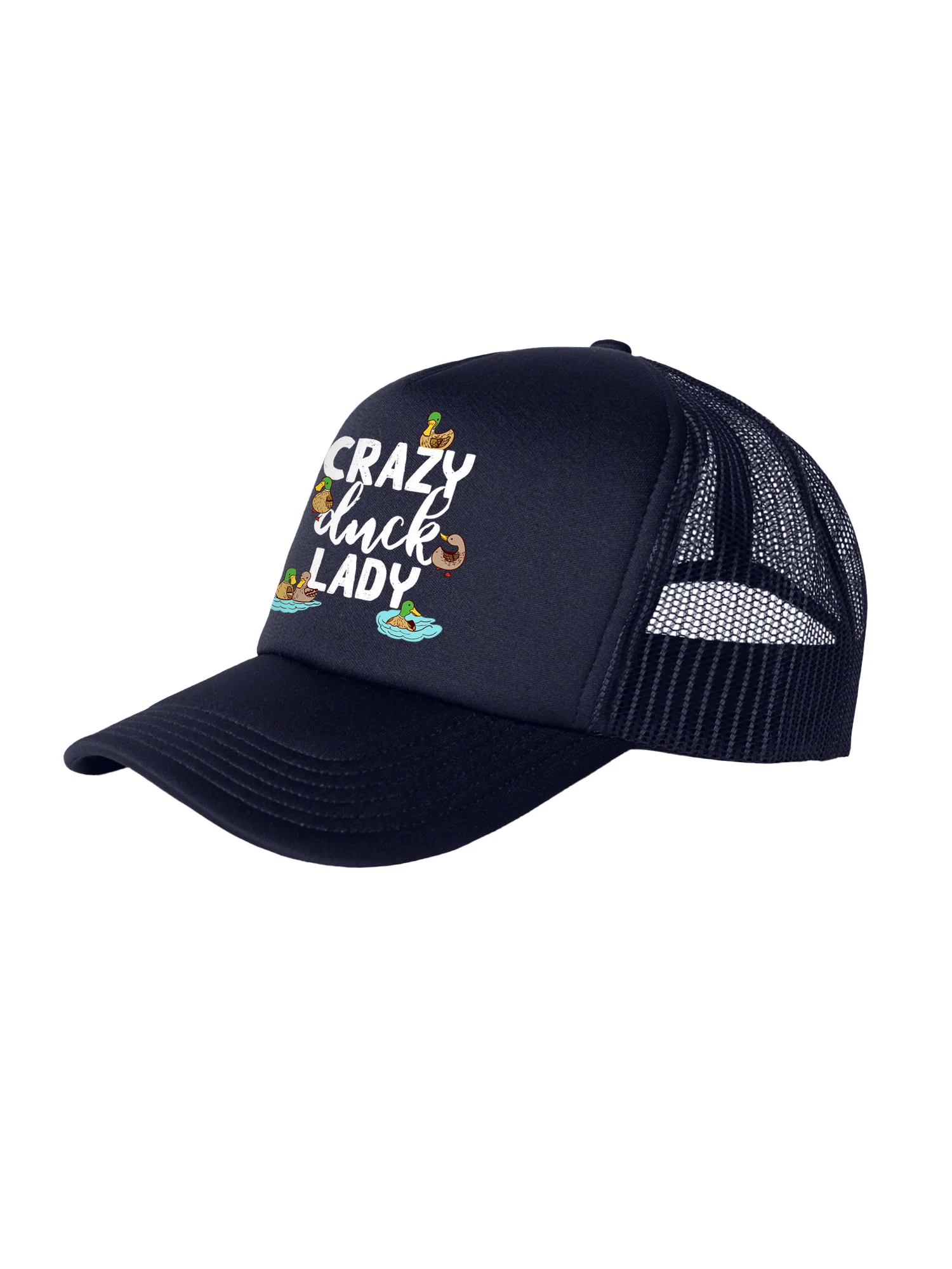 Crazy Duck Lady Foam Trucker Cap - Image 5