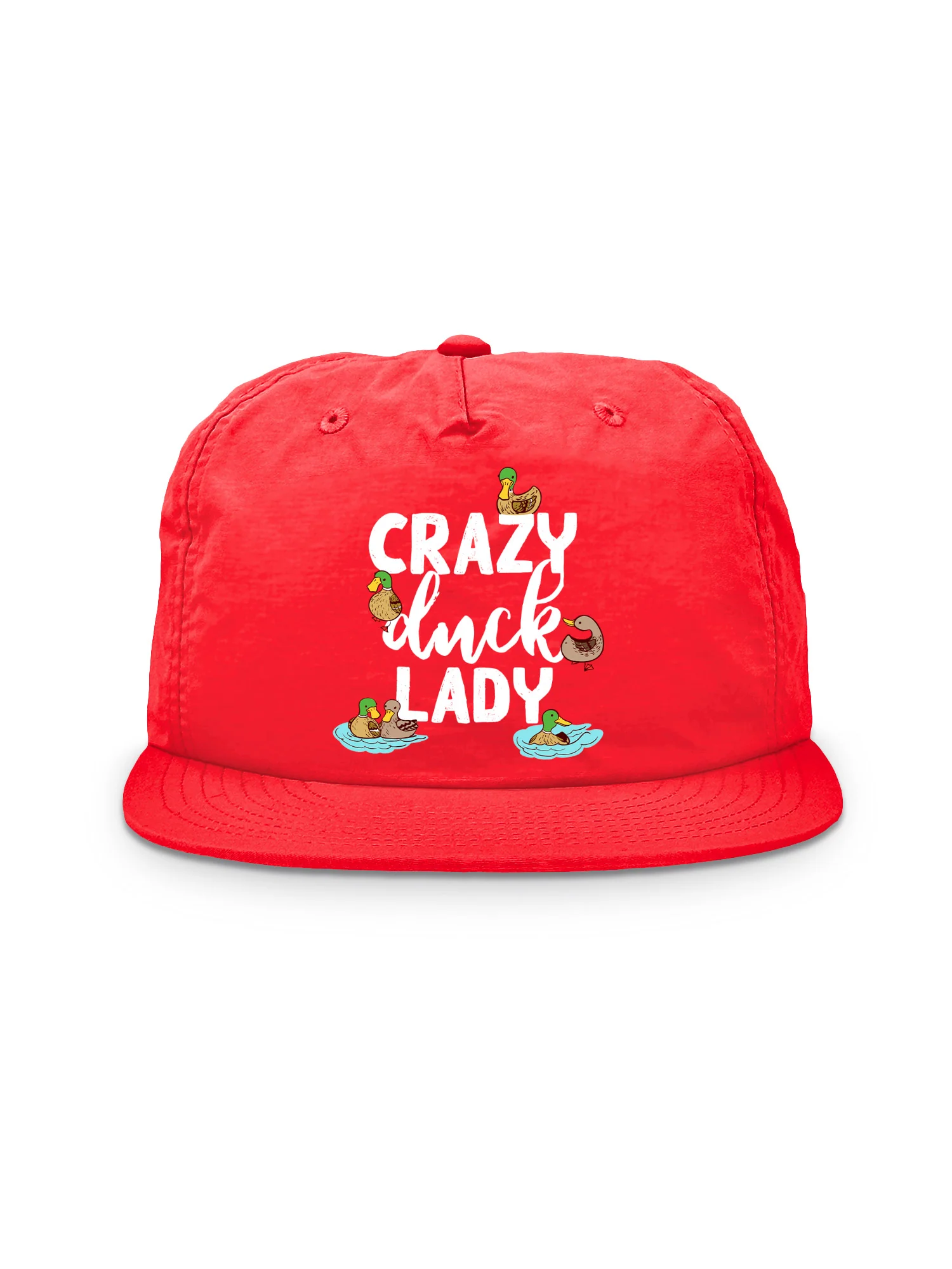 Crazy Duck Lady Quick-Dry Cap - Image 6
