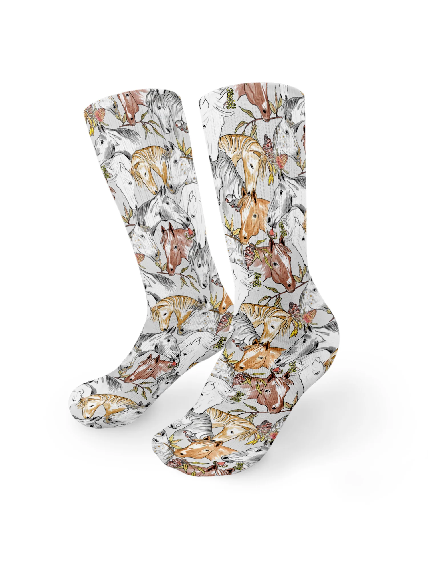 Curious Creatures Horse Lover Crew Socks - Image 4
