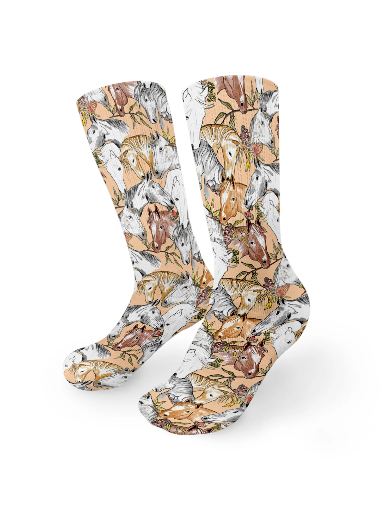 Curious Creatures Horse Lover Crew Socks - Image 6