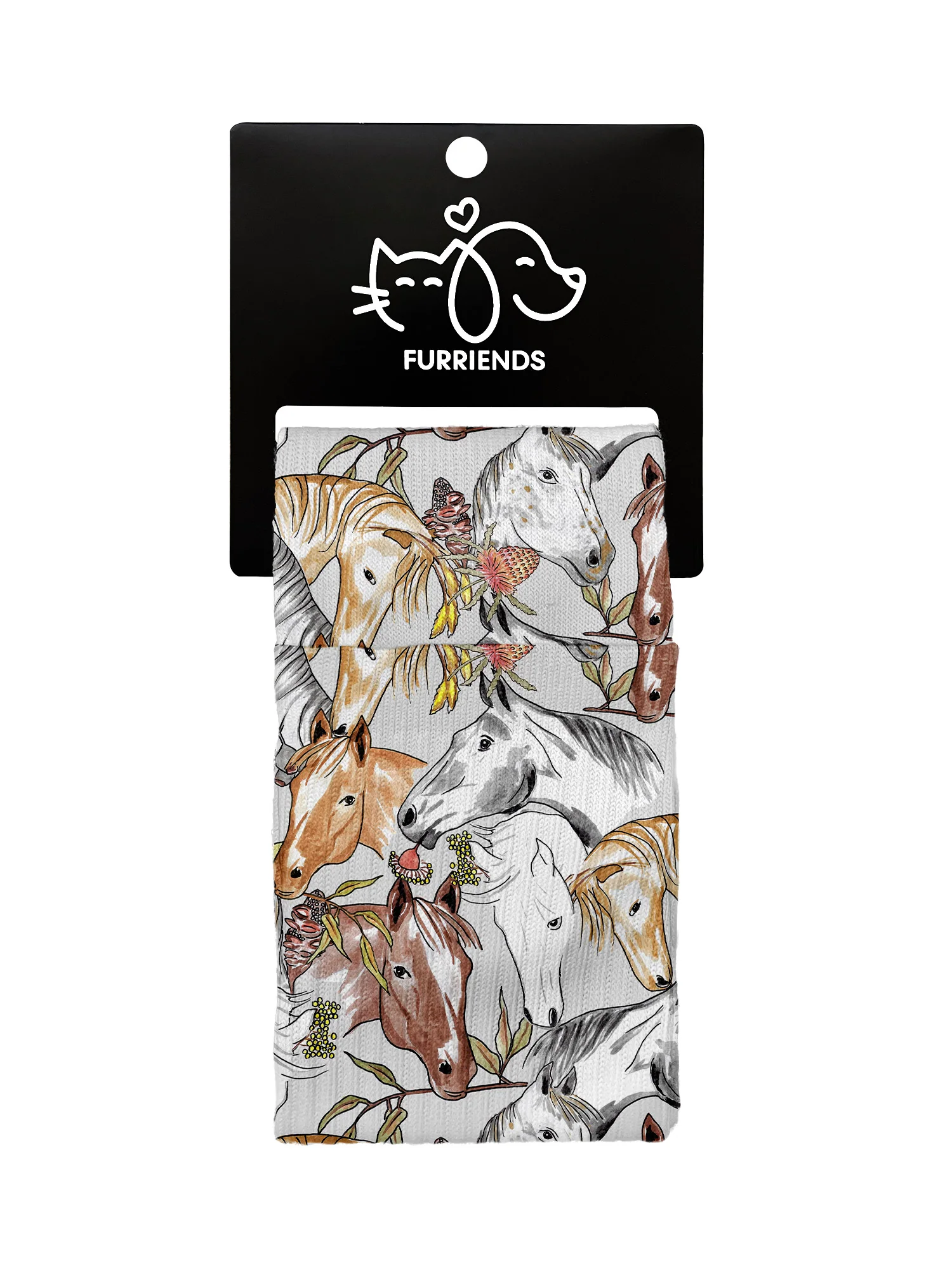 Curious Creatures Horse Lover Crew Socks - Image 7