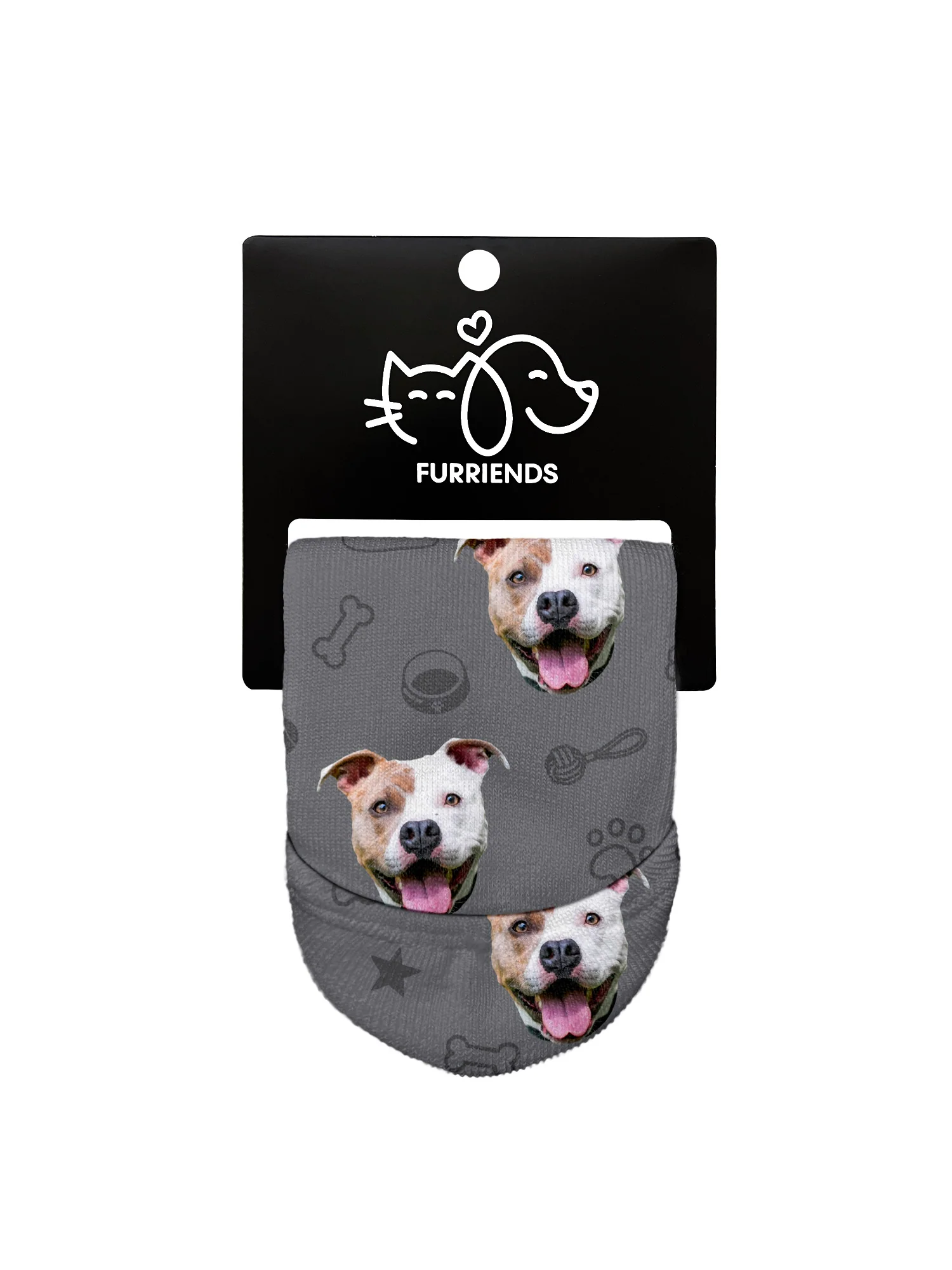 Custom Dog Face No-Show Socks - Image 21