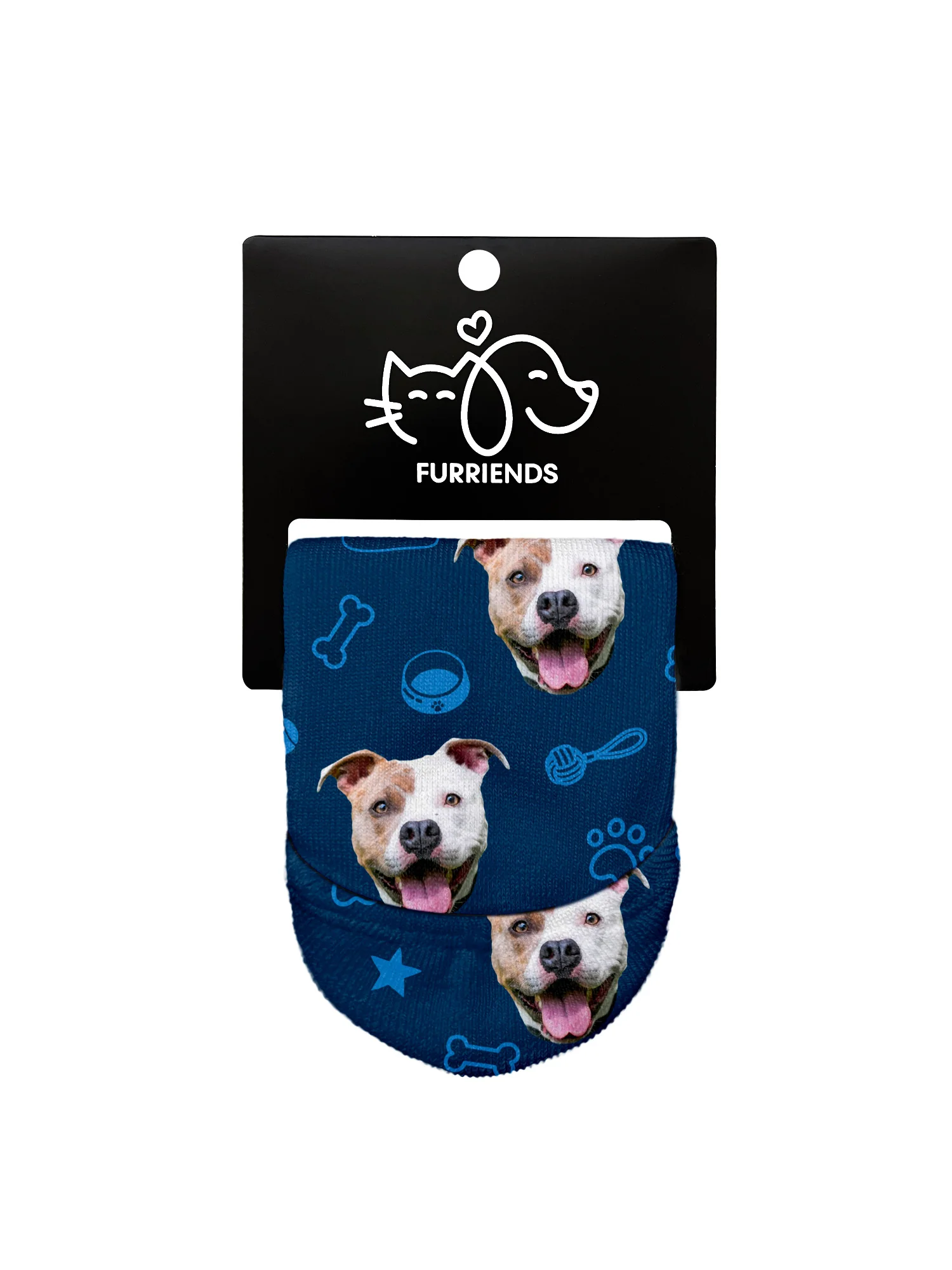 Custom Dog Face No-Show Socks - Image 29