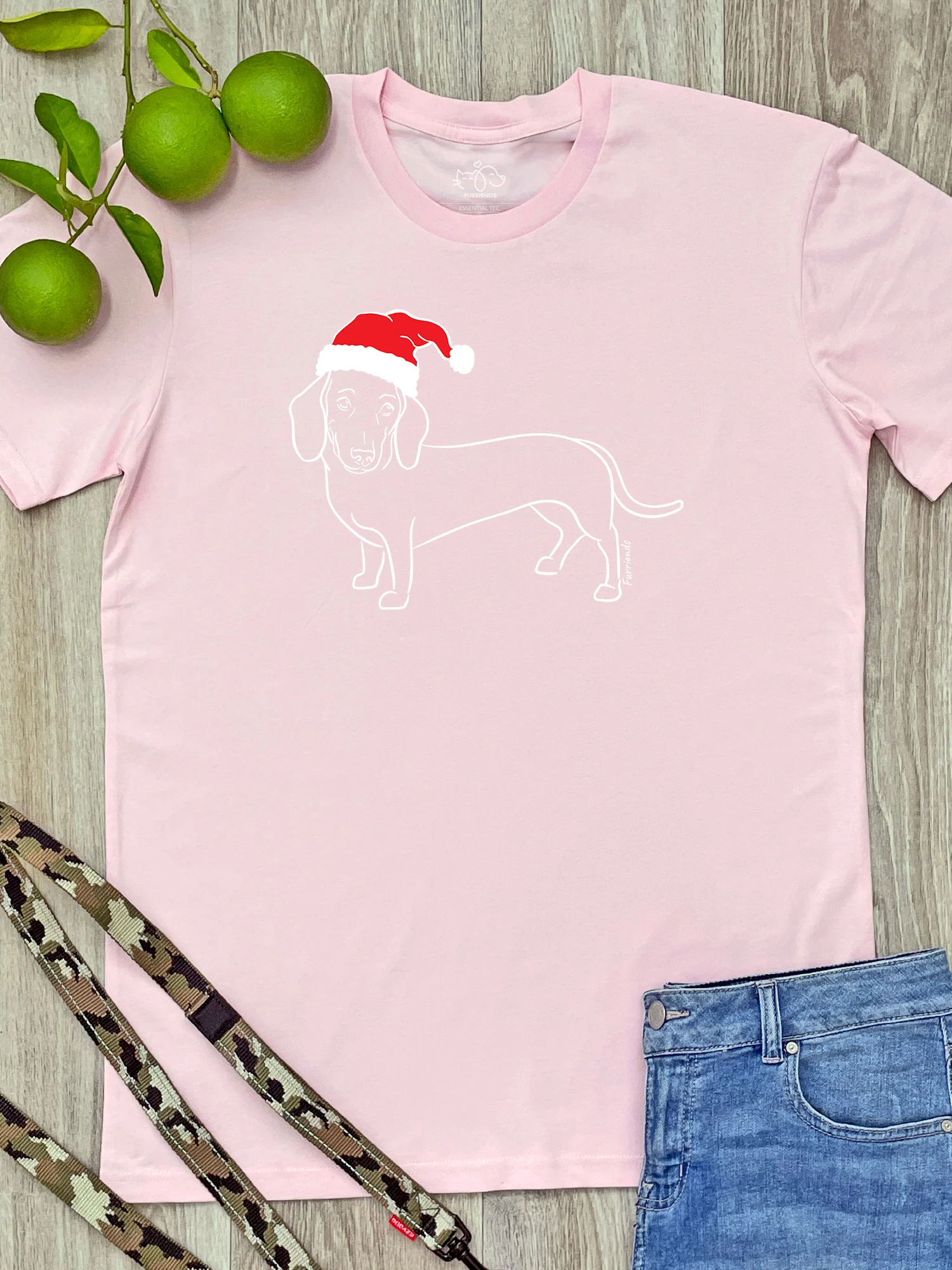 Dachshund Christmas Edition Essential Unisex Tee - Image 3